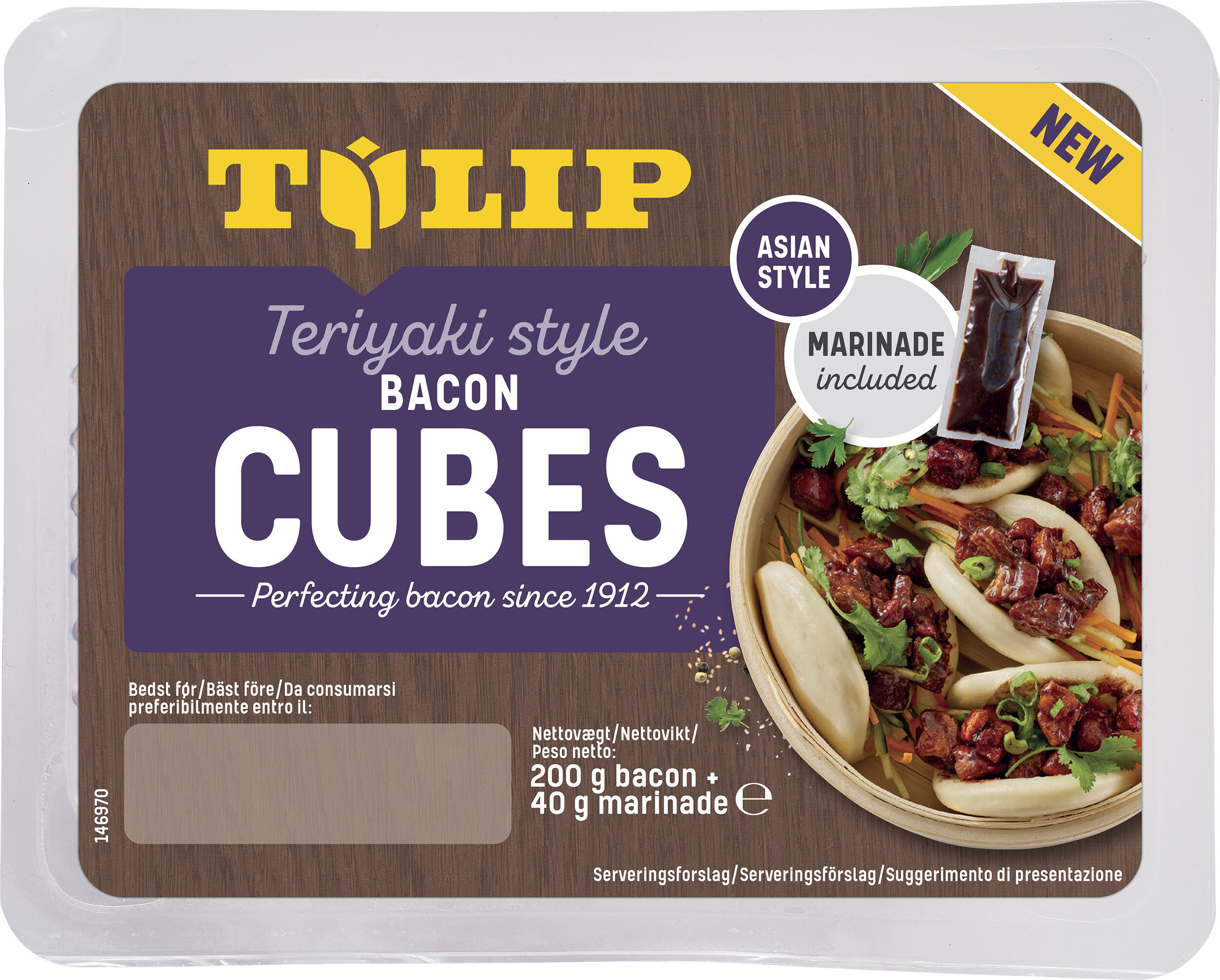 Bacon Cubes Teriyaki