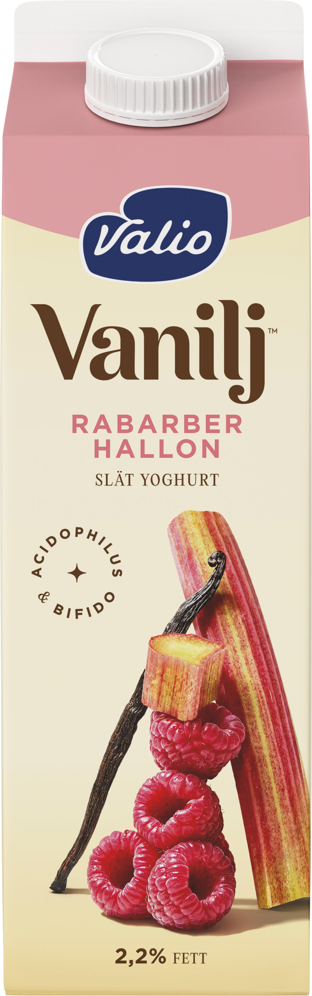 Rabarber Hallo Vaniljyoghurt