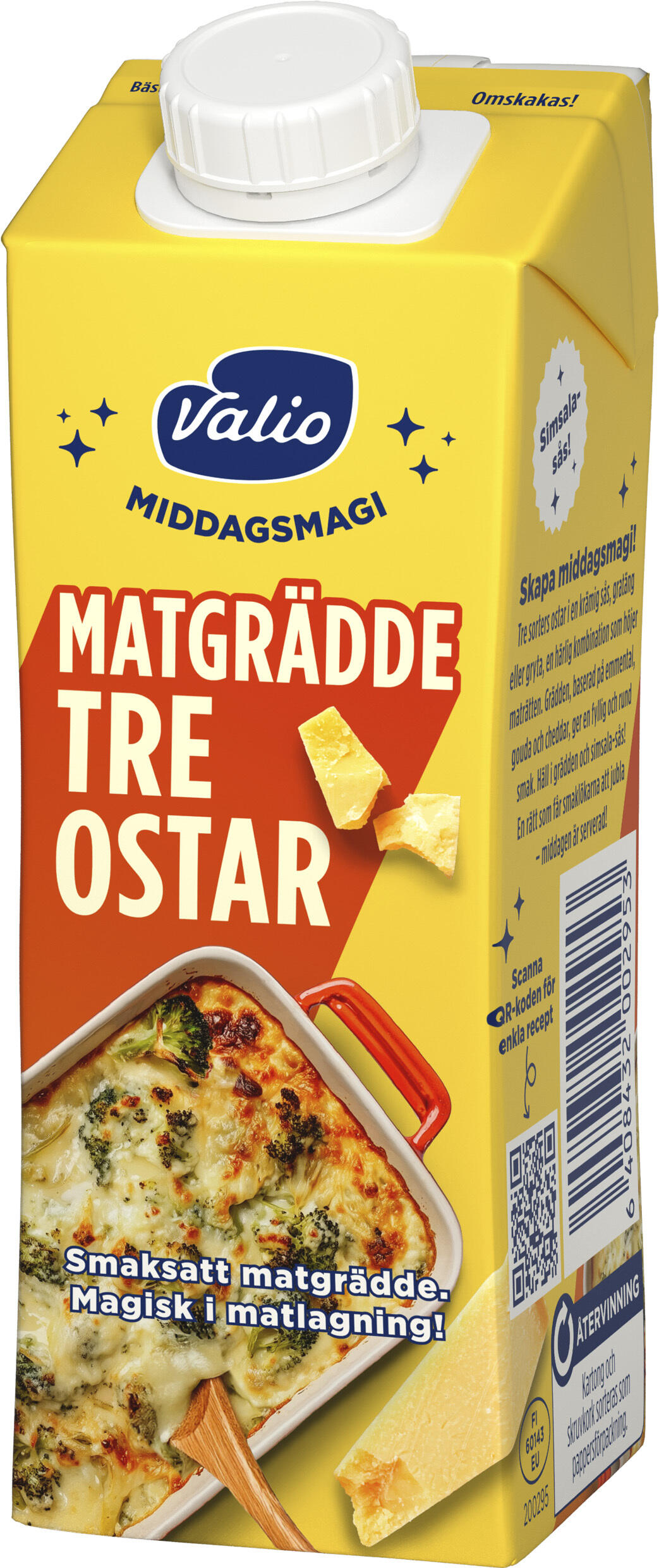 Tre Ostar Matgrädde