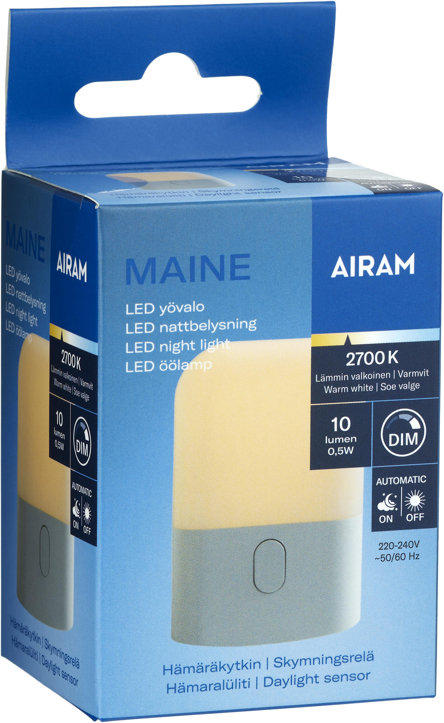 Lampa Maine med Sensor