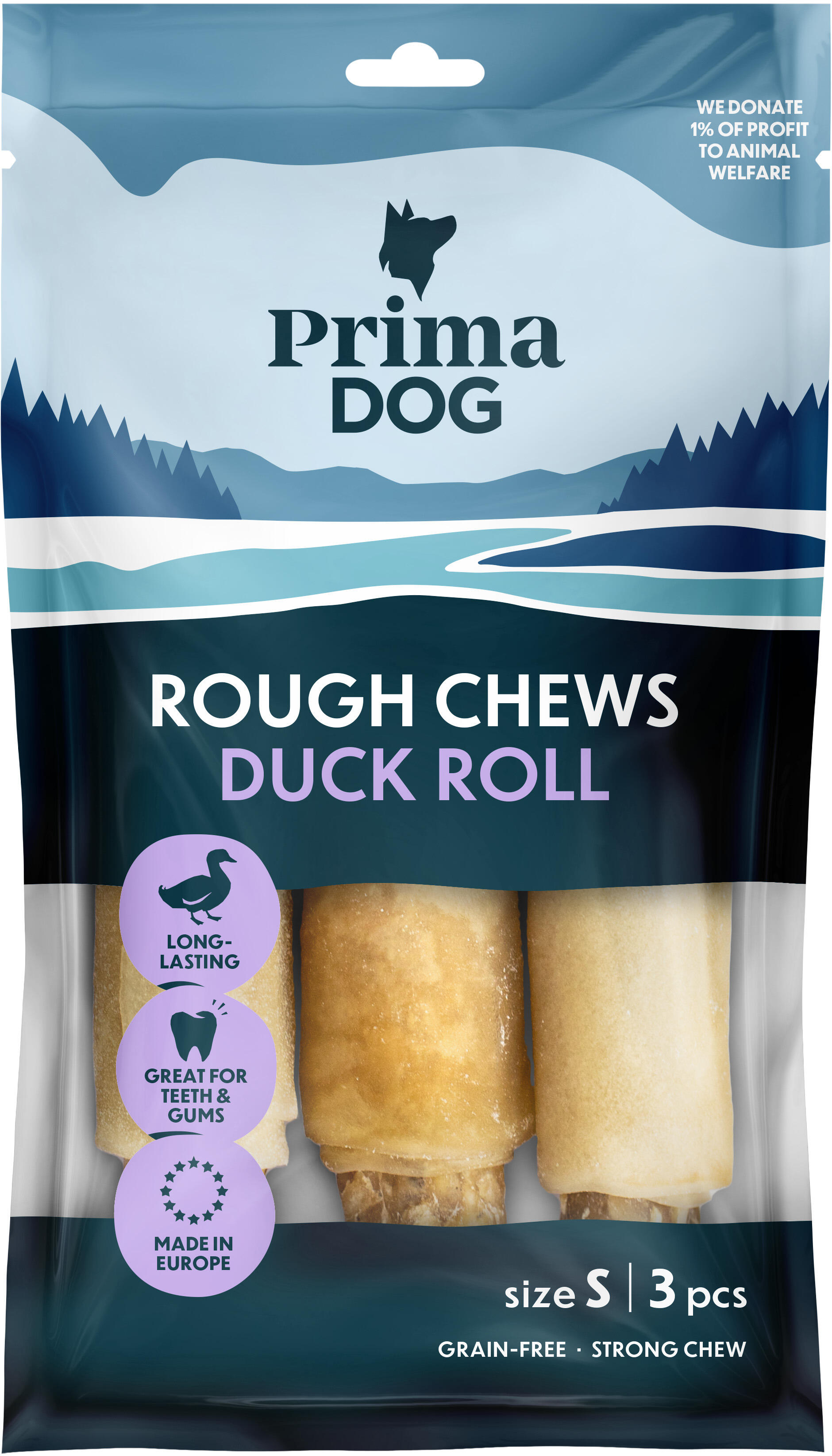 Rough Chews S Duck Roll Tuggpinn