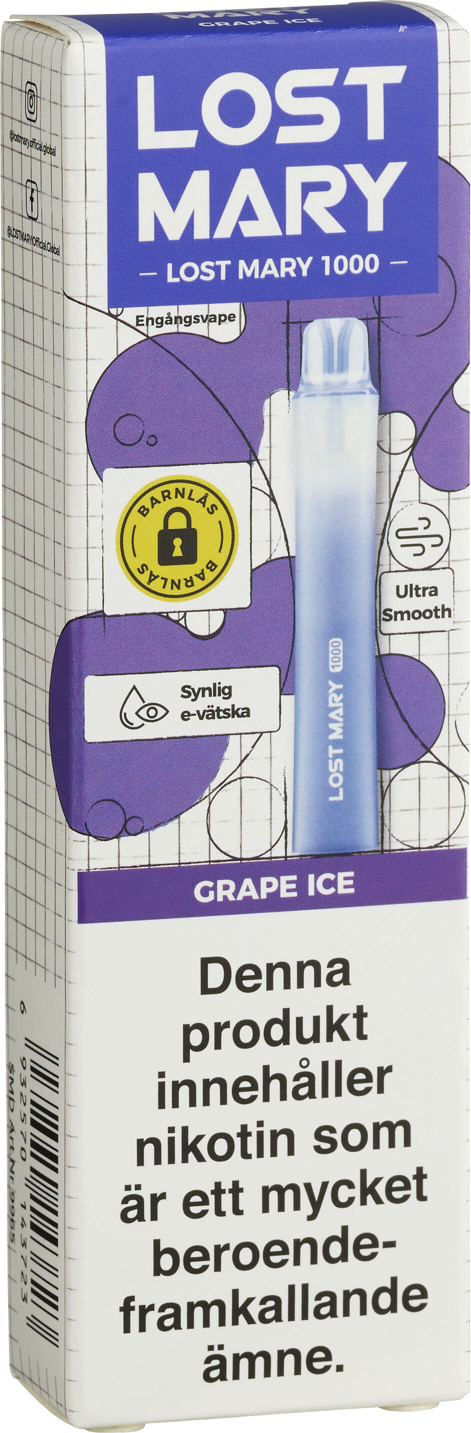 Lost Mary Grape Ice