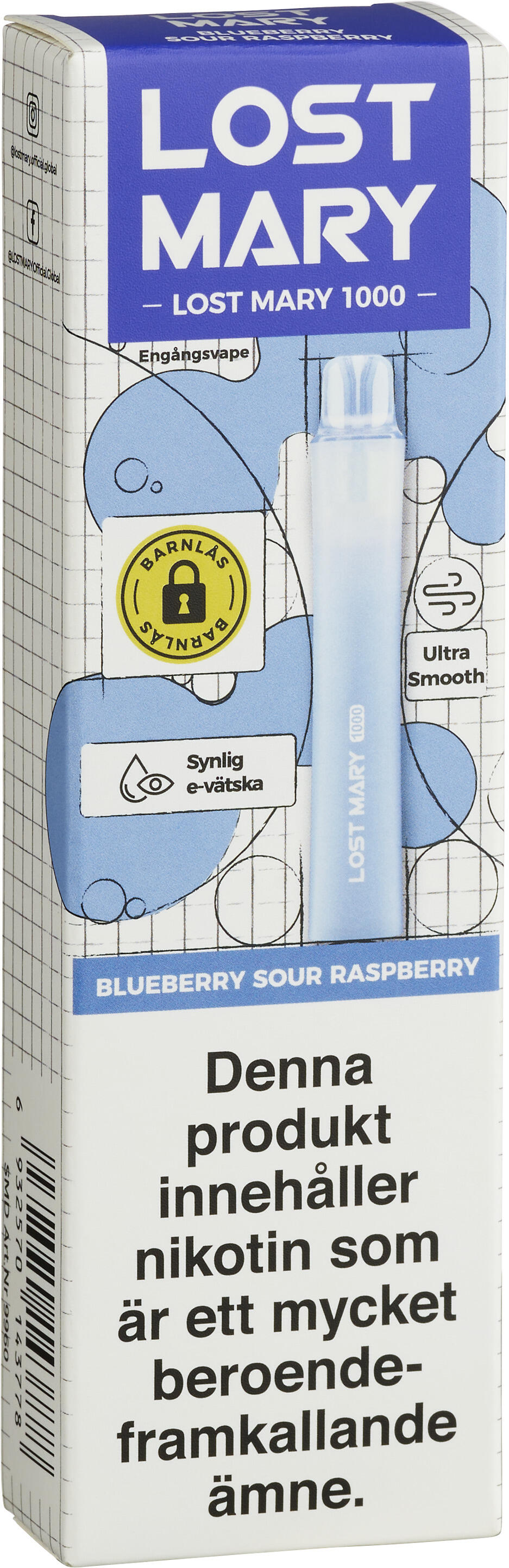 Lost Mary Blueberry Sour Raspb
