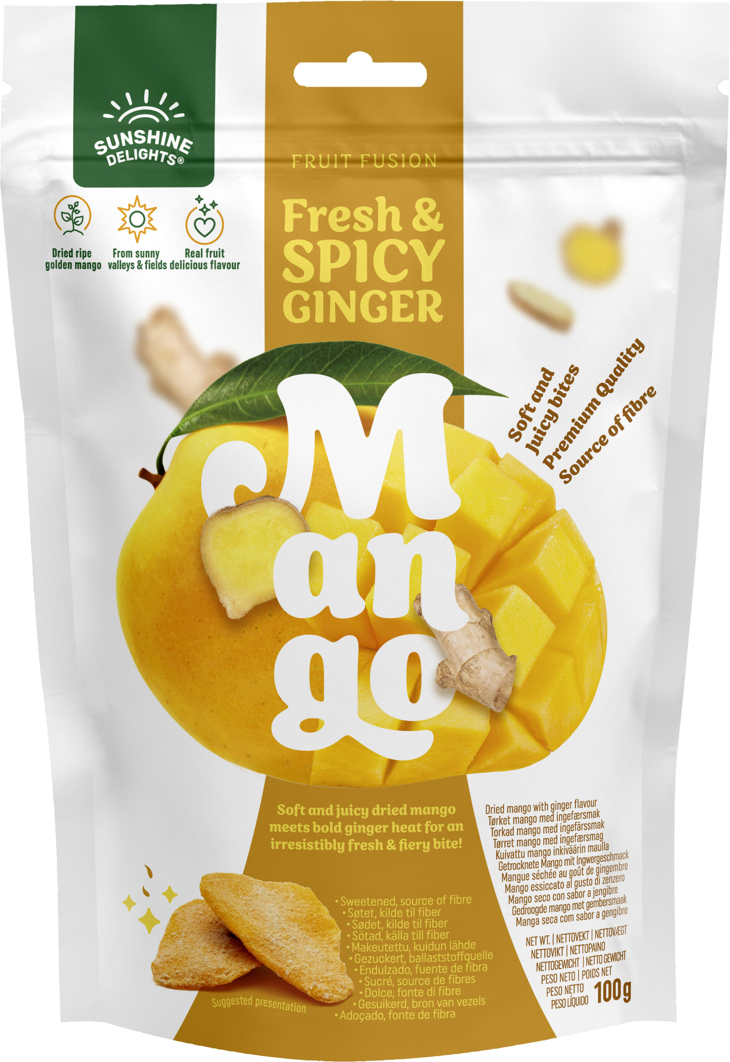 Mango Dried Spicy Ginger