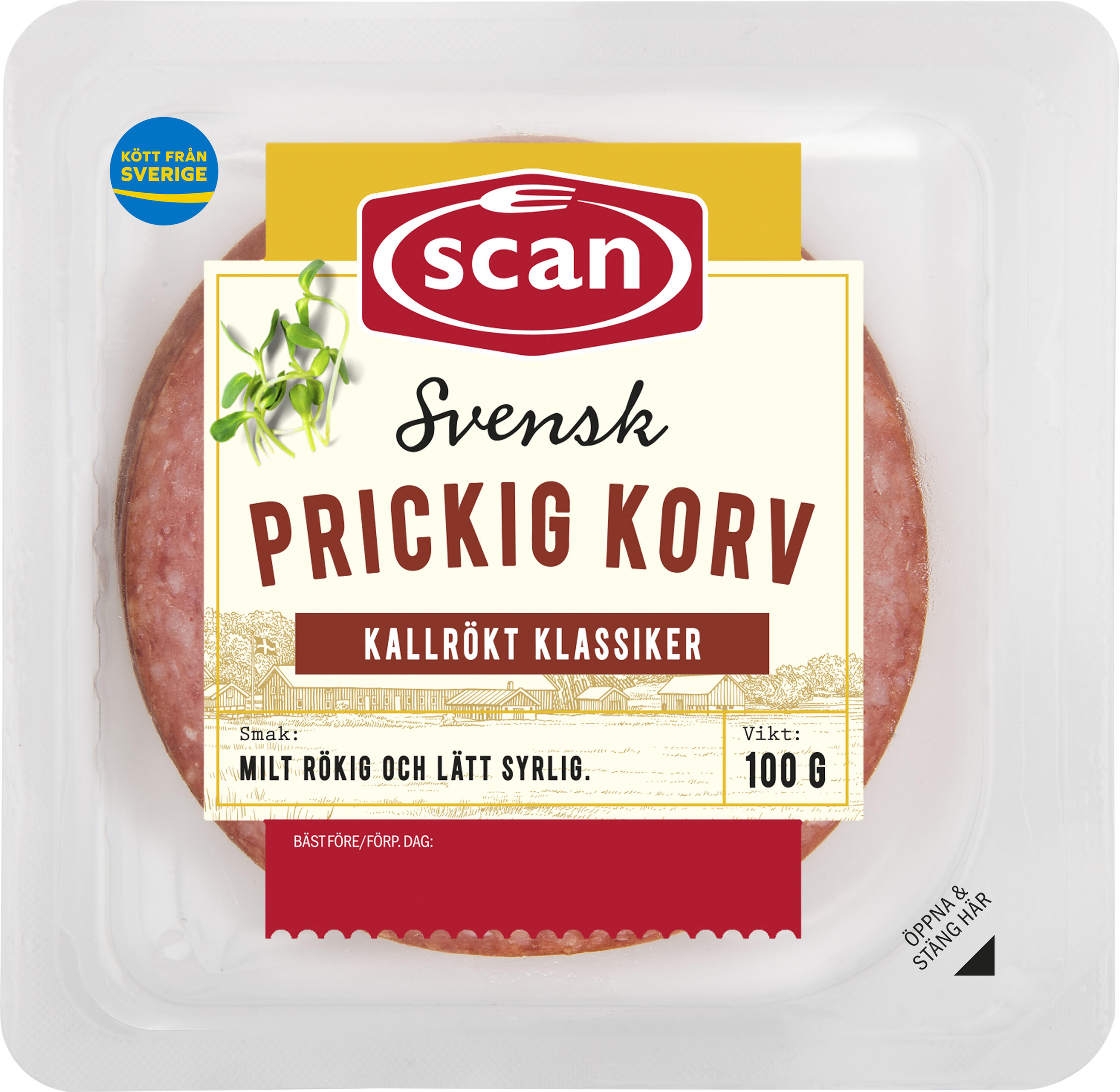 Prickig Korv Kallrökt
