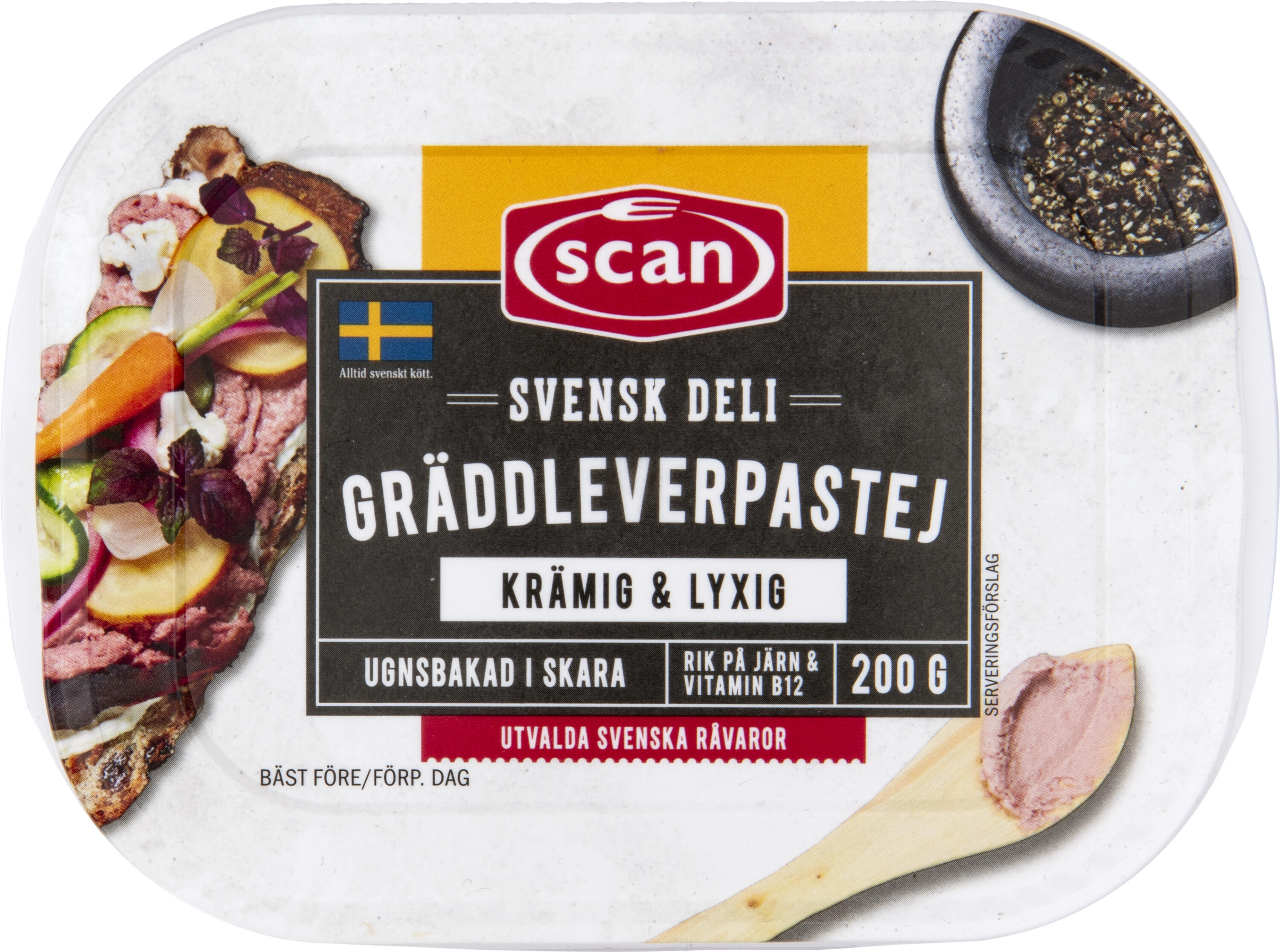 Leverpastej Grädd Ungsbakad