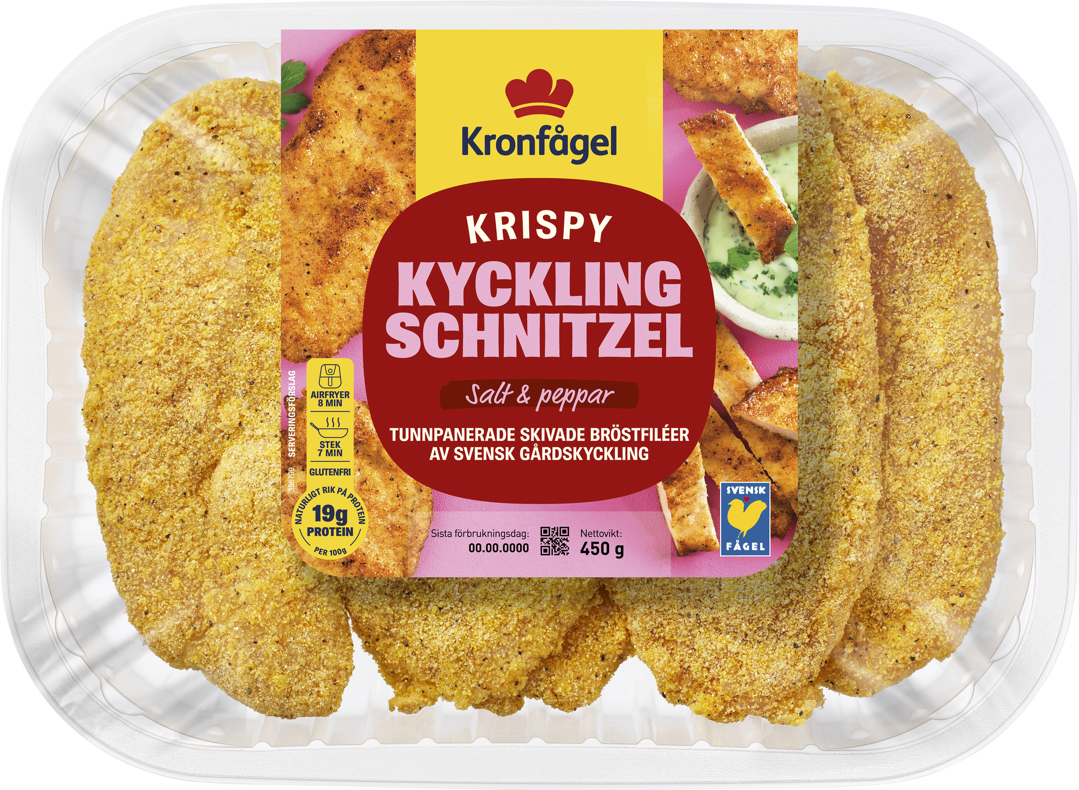 Schnitzel Kyckling Panerad