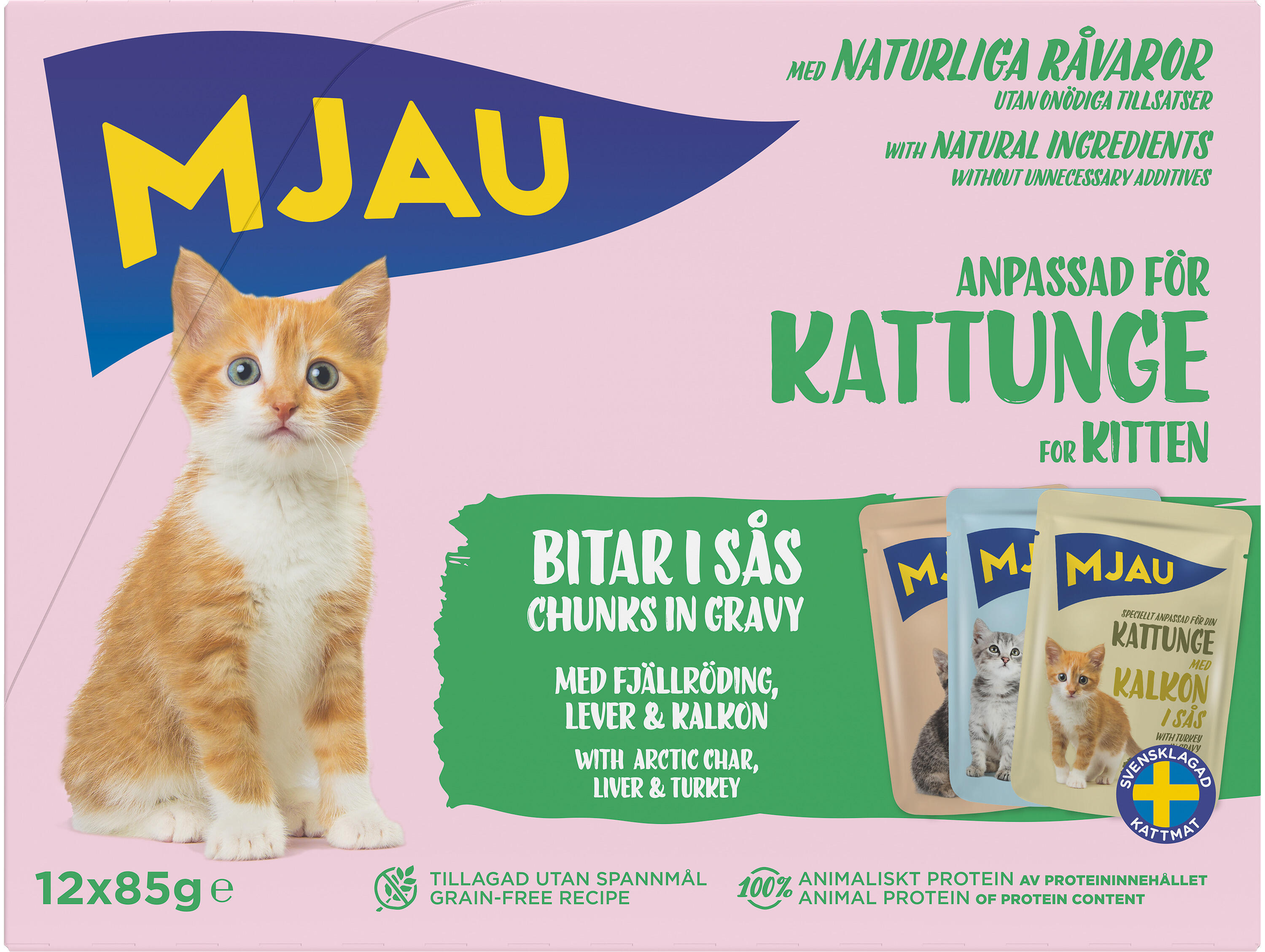 Multi Bitar För Kattunge