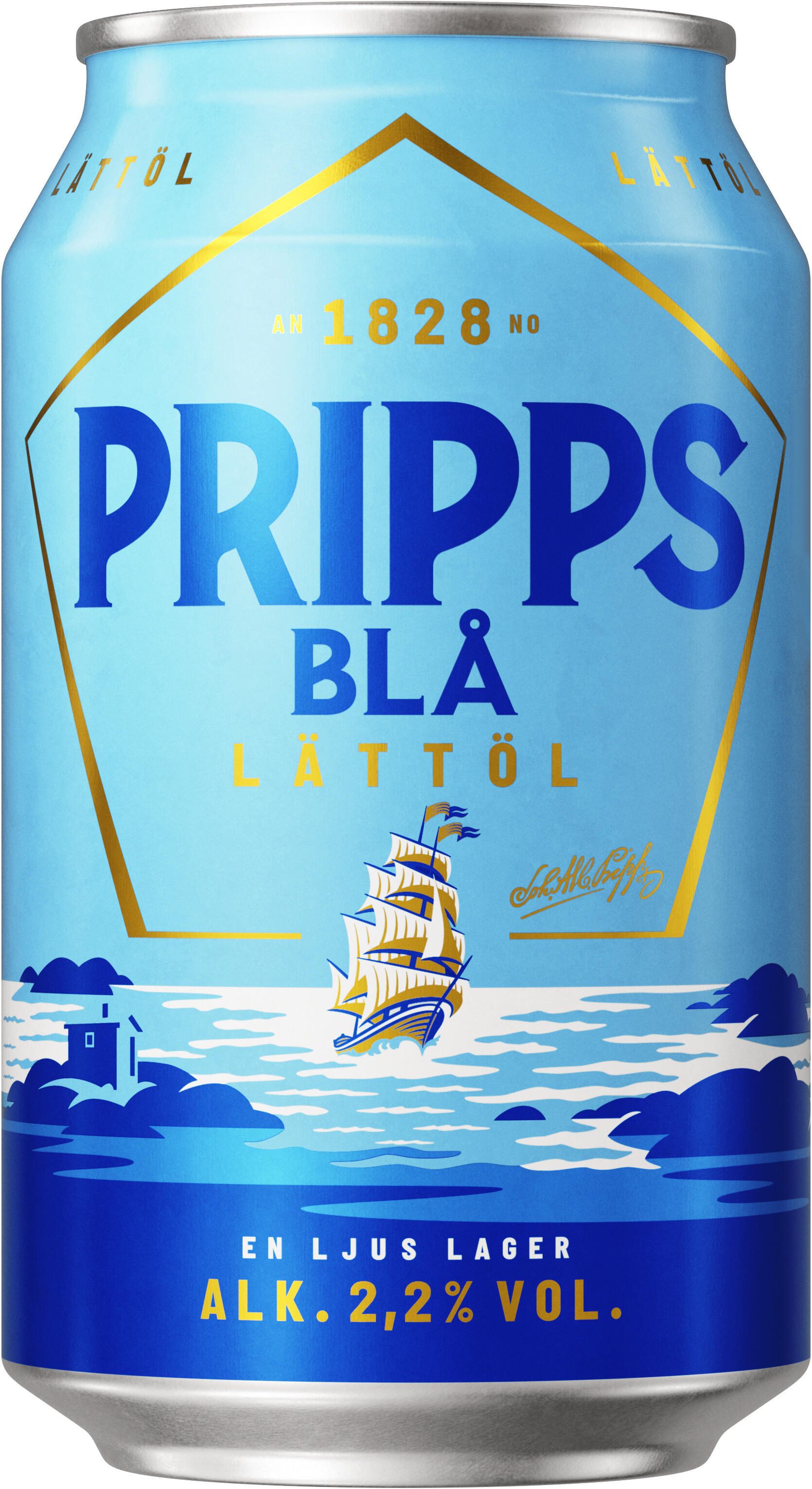 Ljus Lager 2,2 Pripps Blå