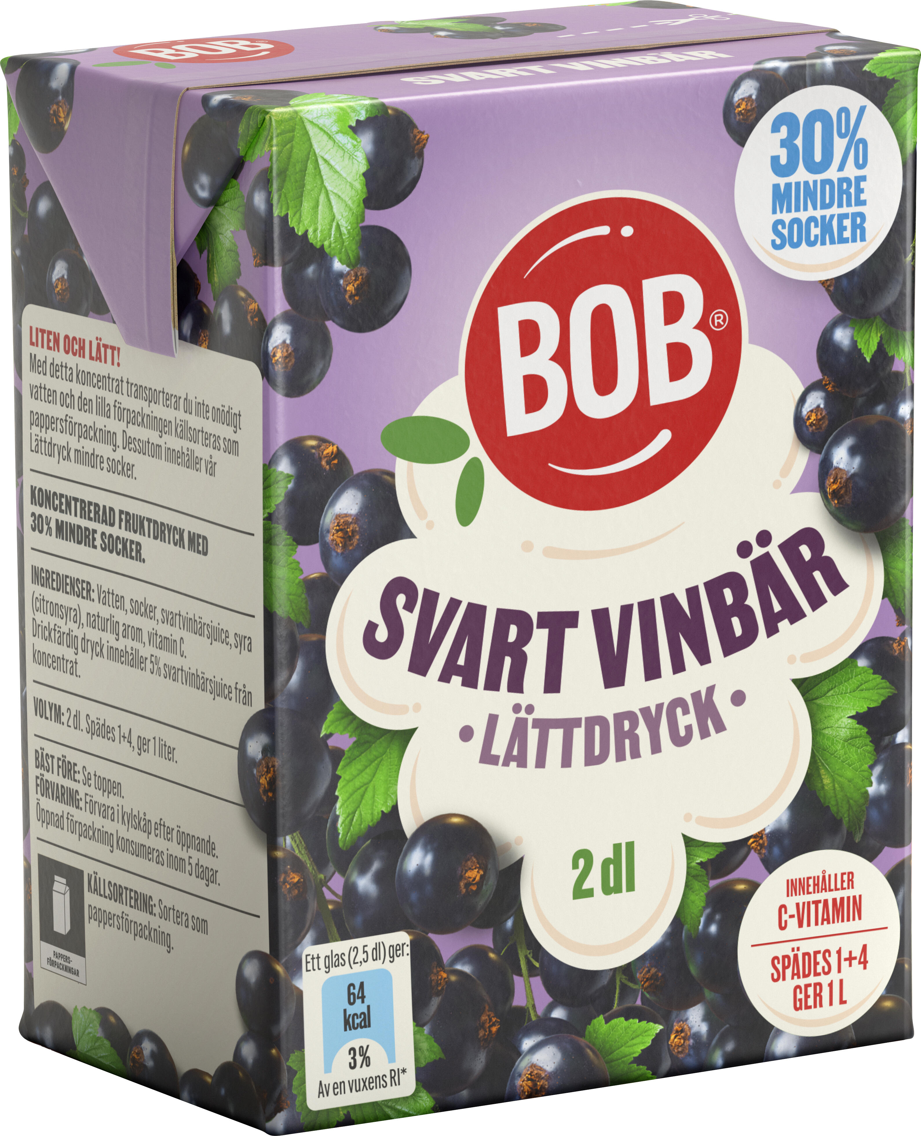 Svartvinbär Lättdryck