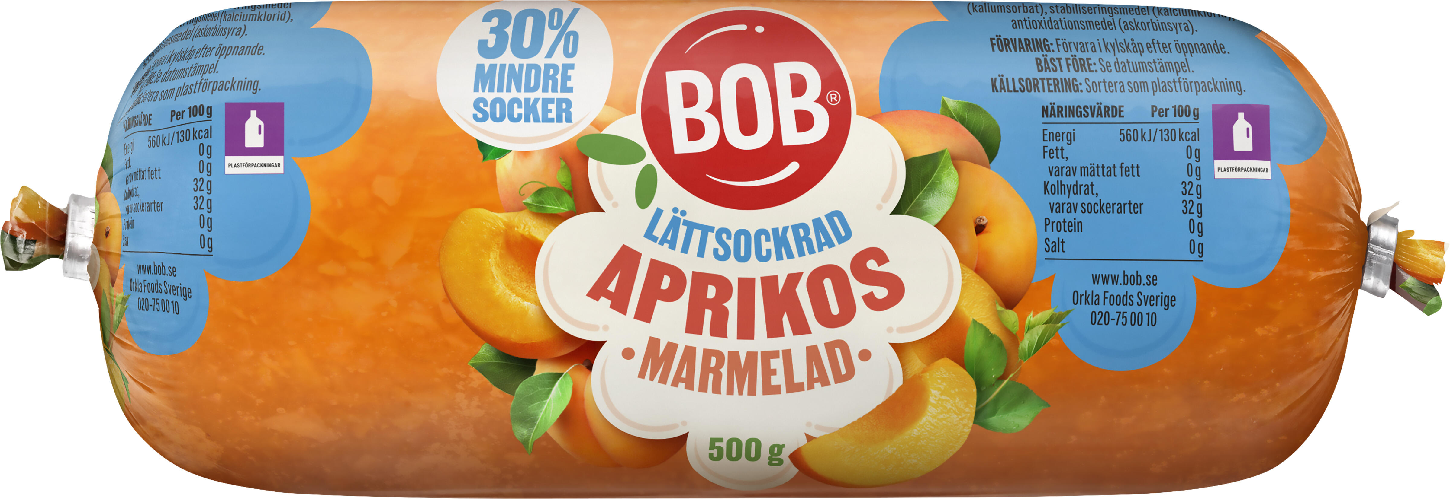 Aprikos Marmelad Lättsockrad