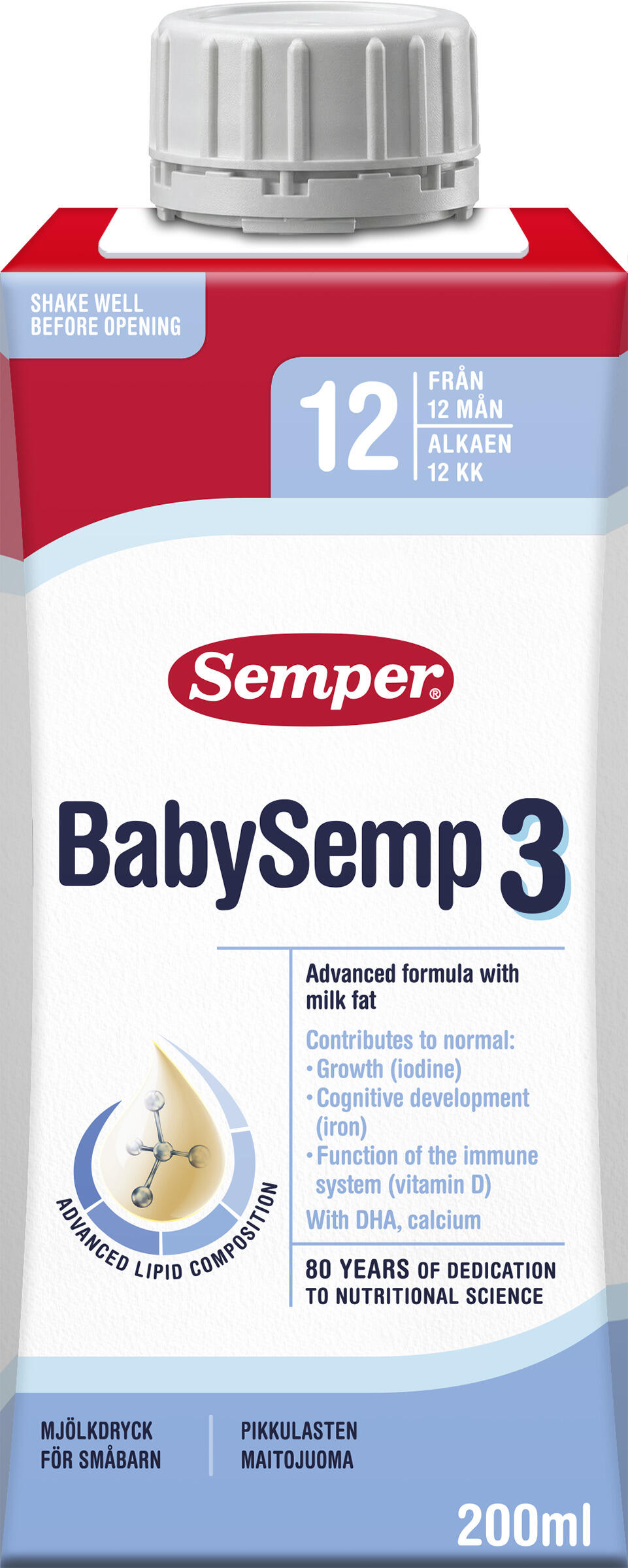 Babysemp 3 Modersmjölksers