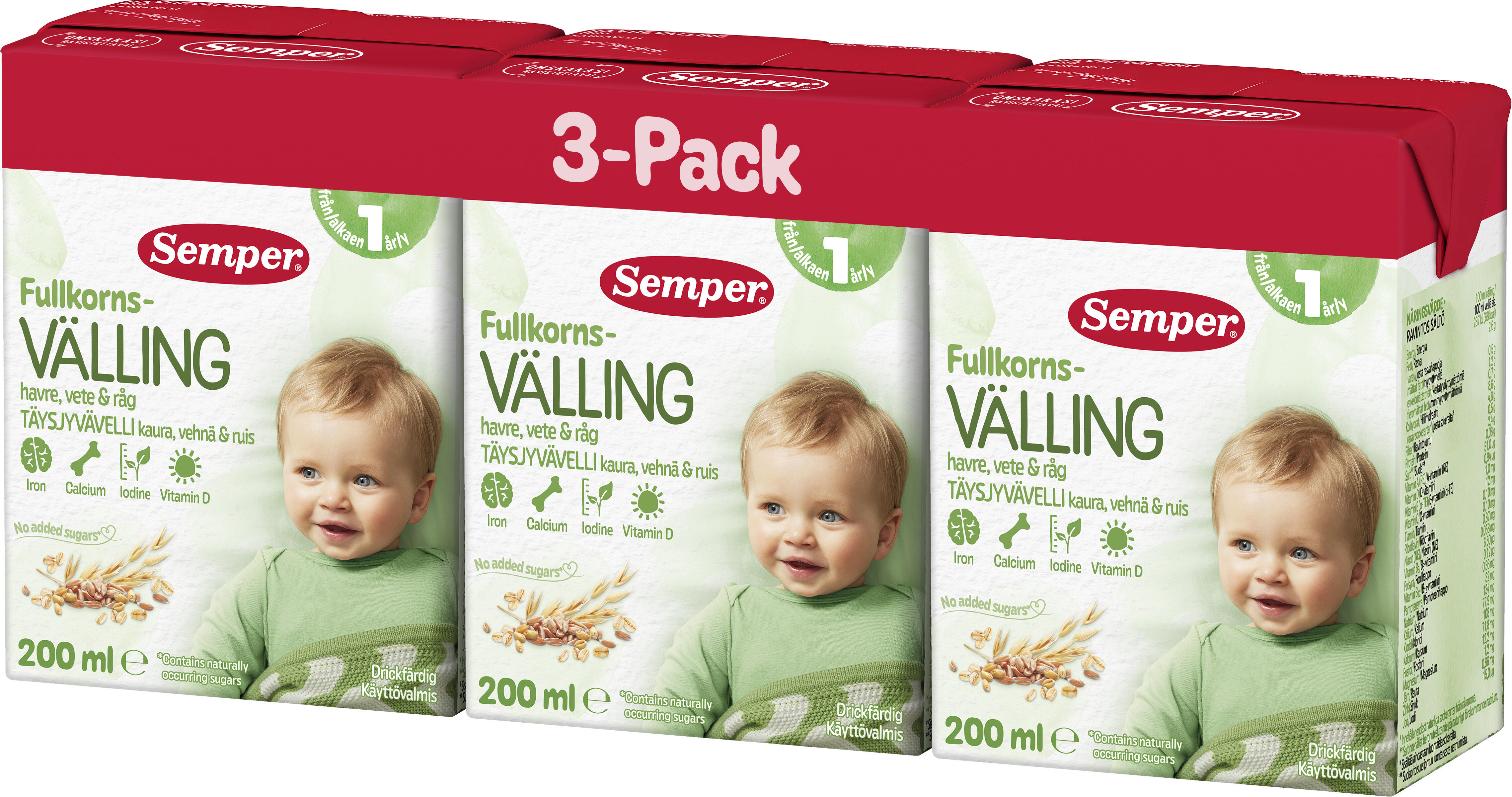 Välling Fullkorn Drickfärdig