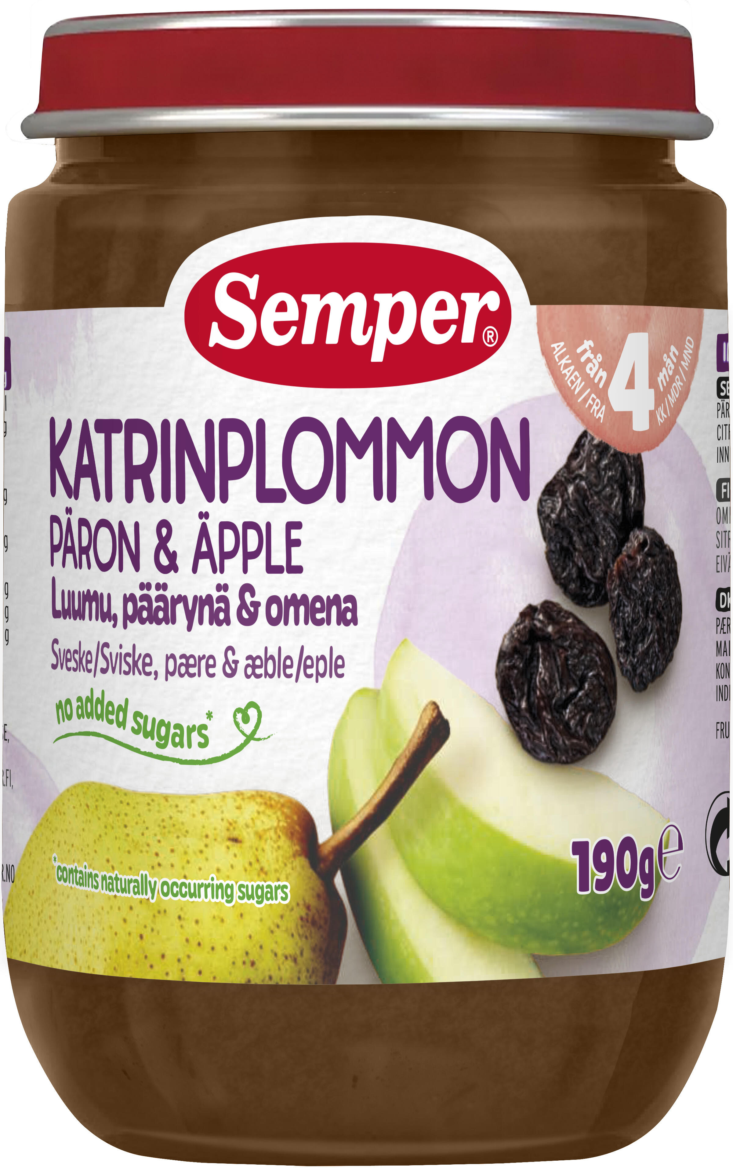 Katrinplommon Päron