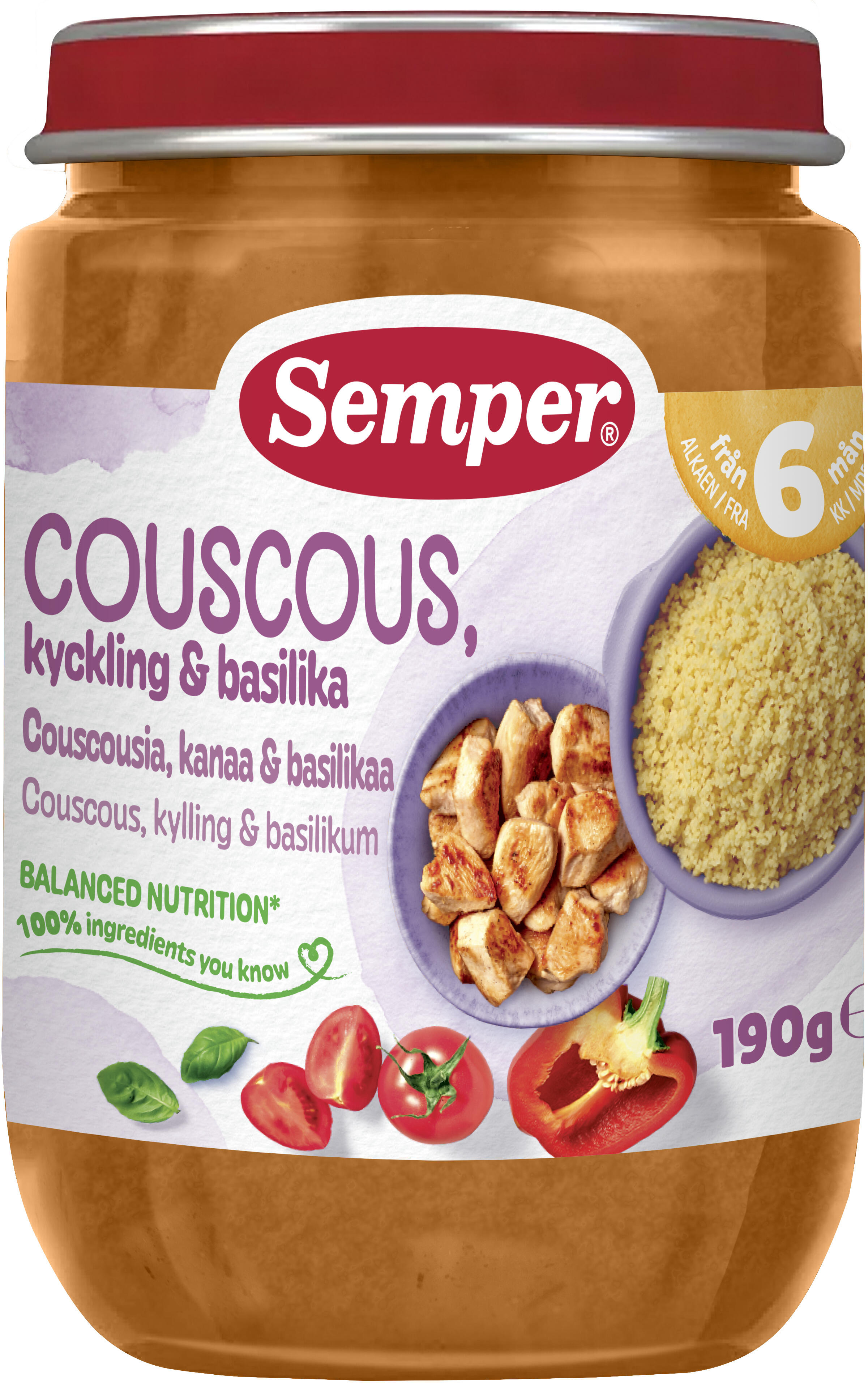 Couscous Kyckling & Basilika