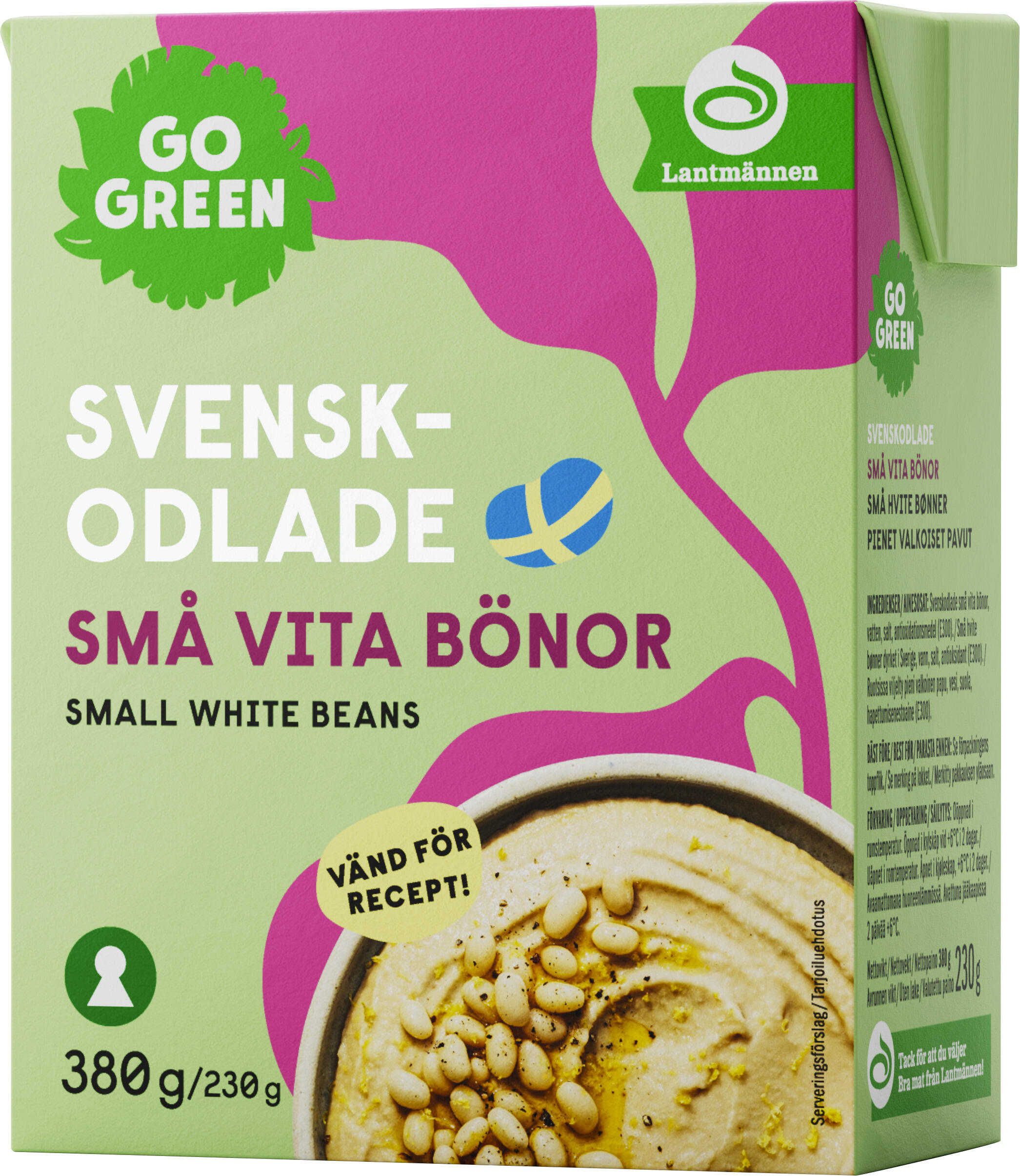 Vita Bönor Små Svenska
