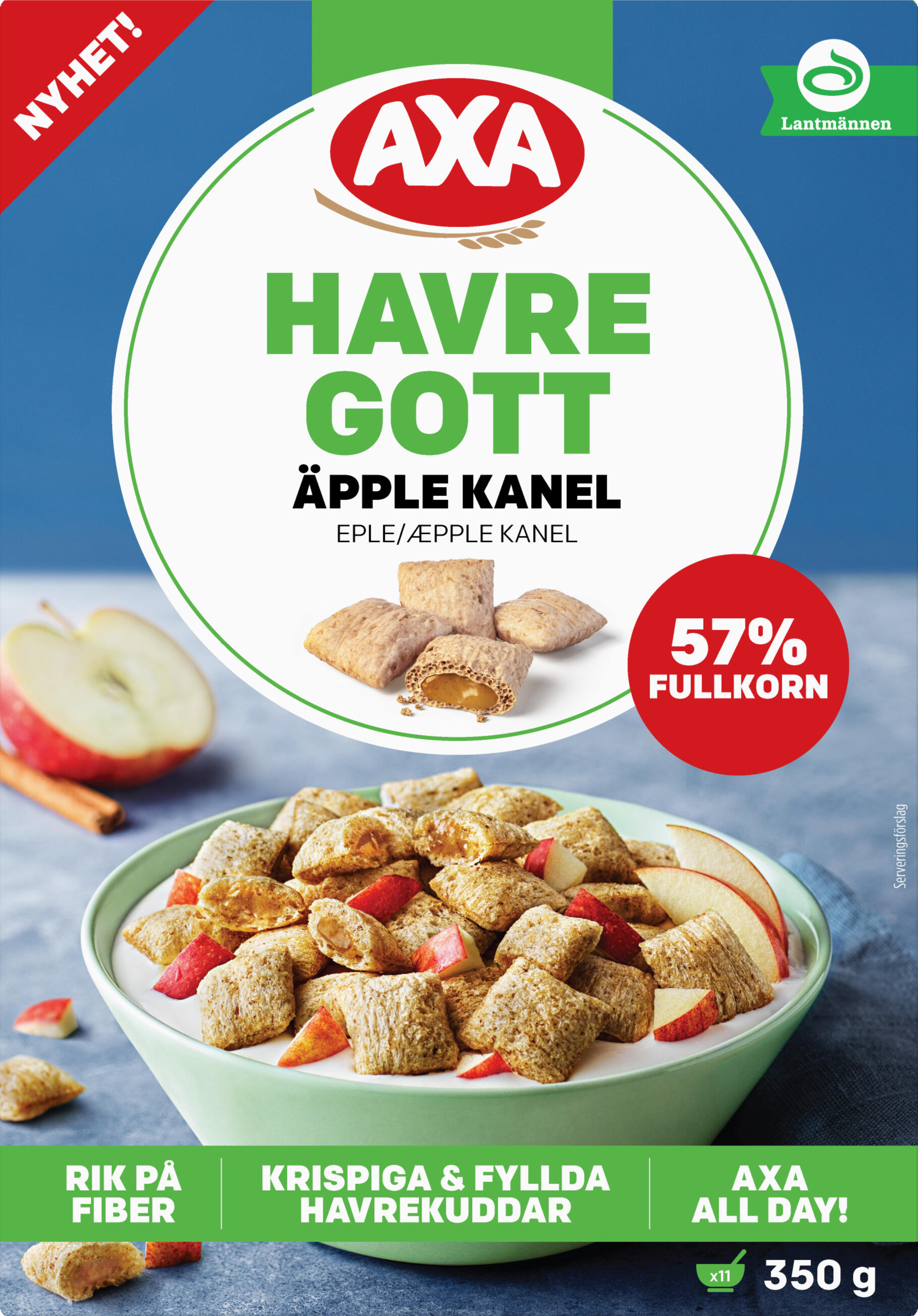 Havregott Äpple Kanel