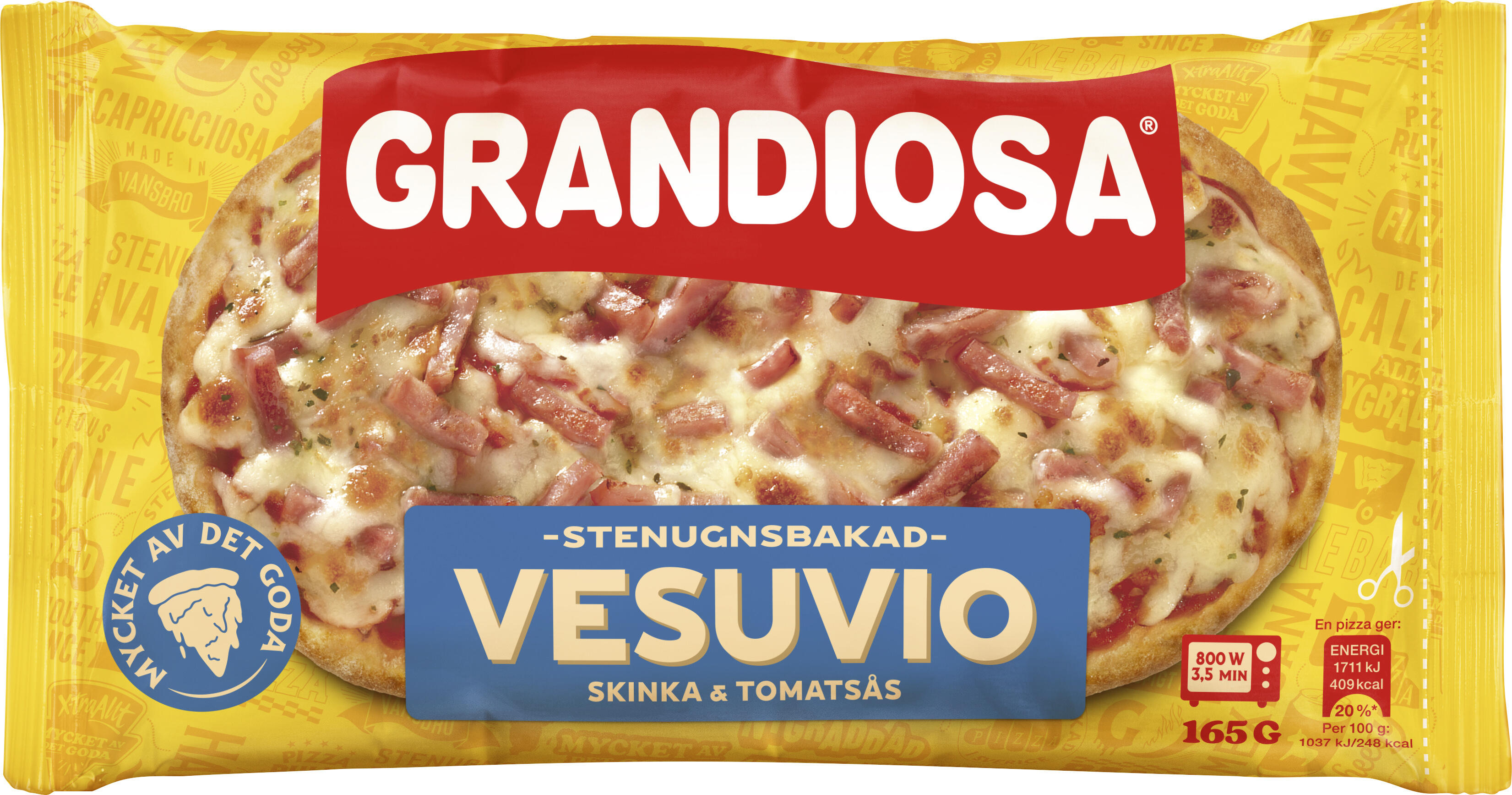 Vesuvio X-Tra Allt Pizza