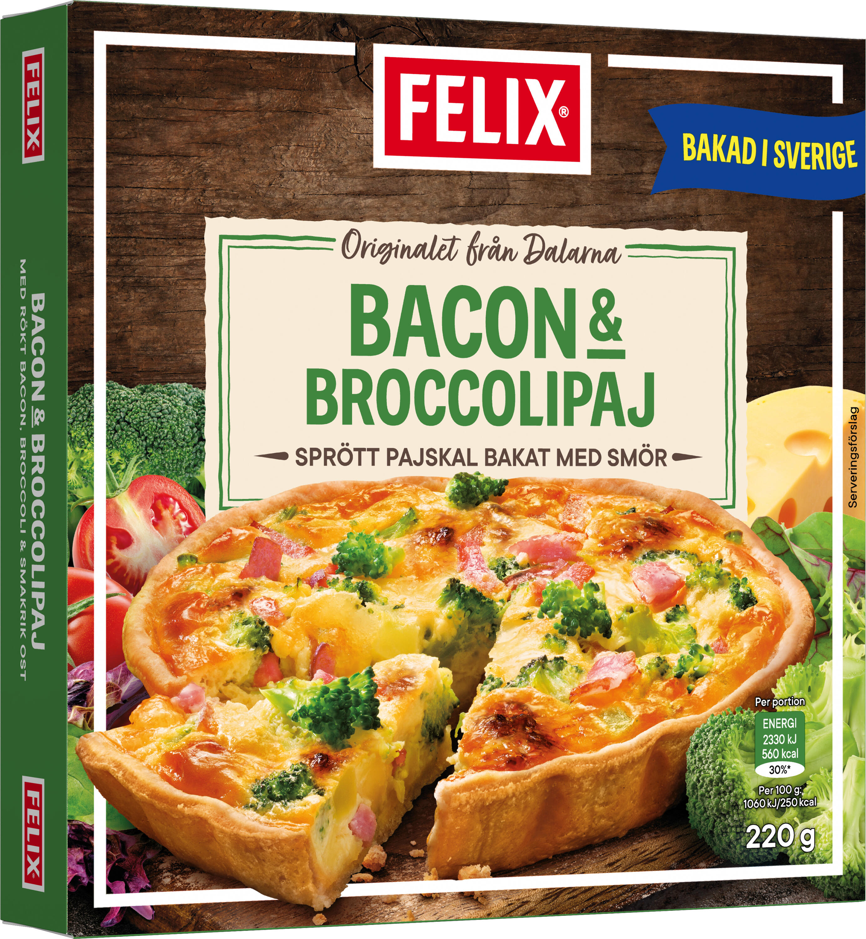 Bacon Broccoli Paj