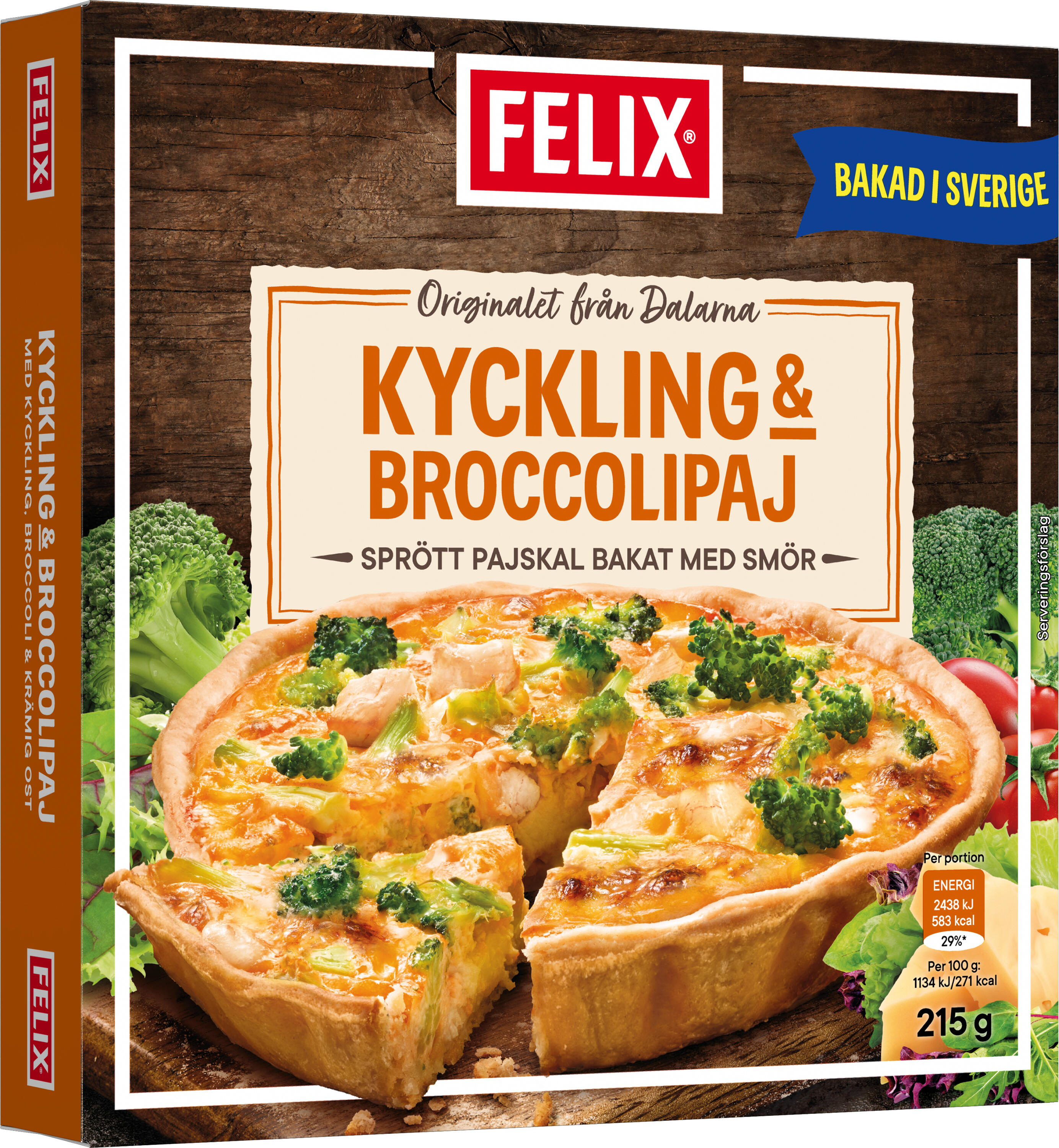 Kycklingpaj med Broccoli