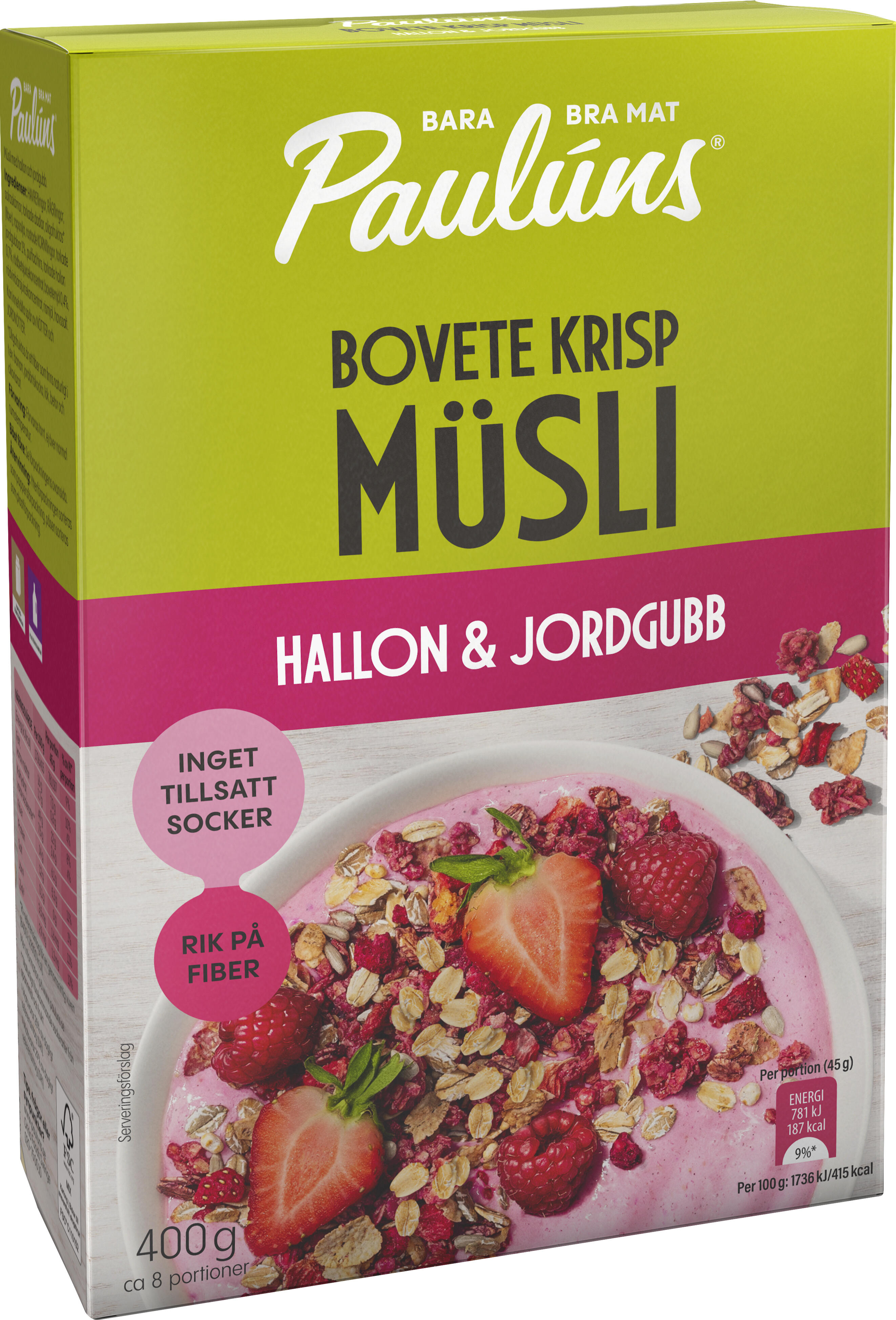 Hallon Jordgubb