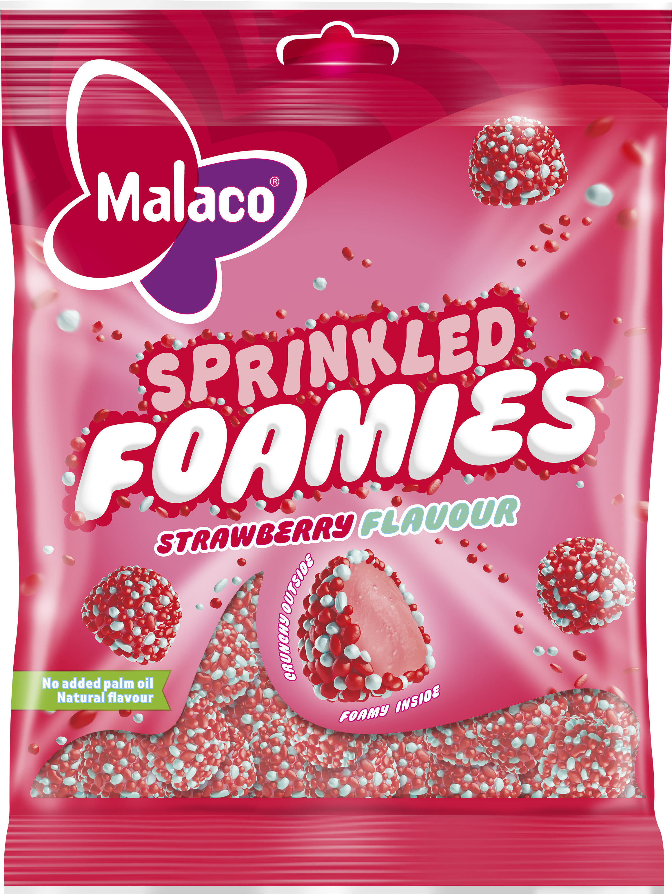 Strawberry Sprinkled Foamies