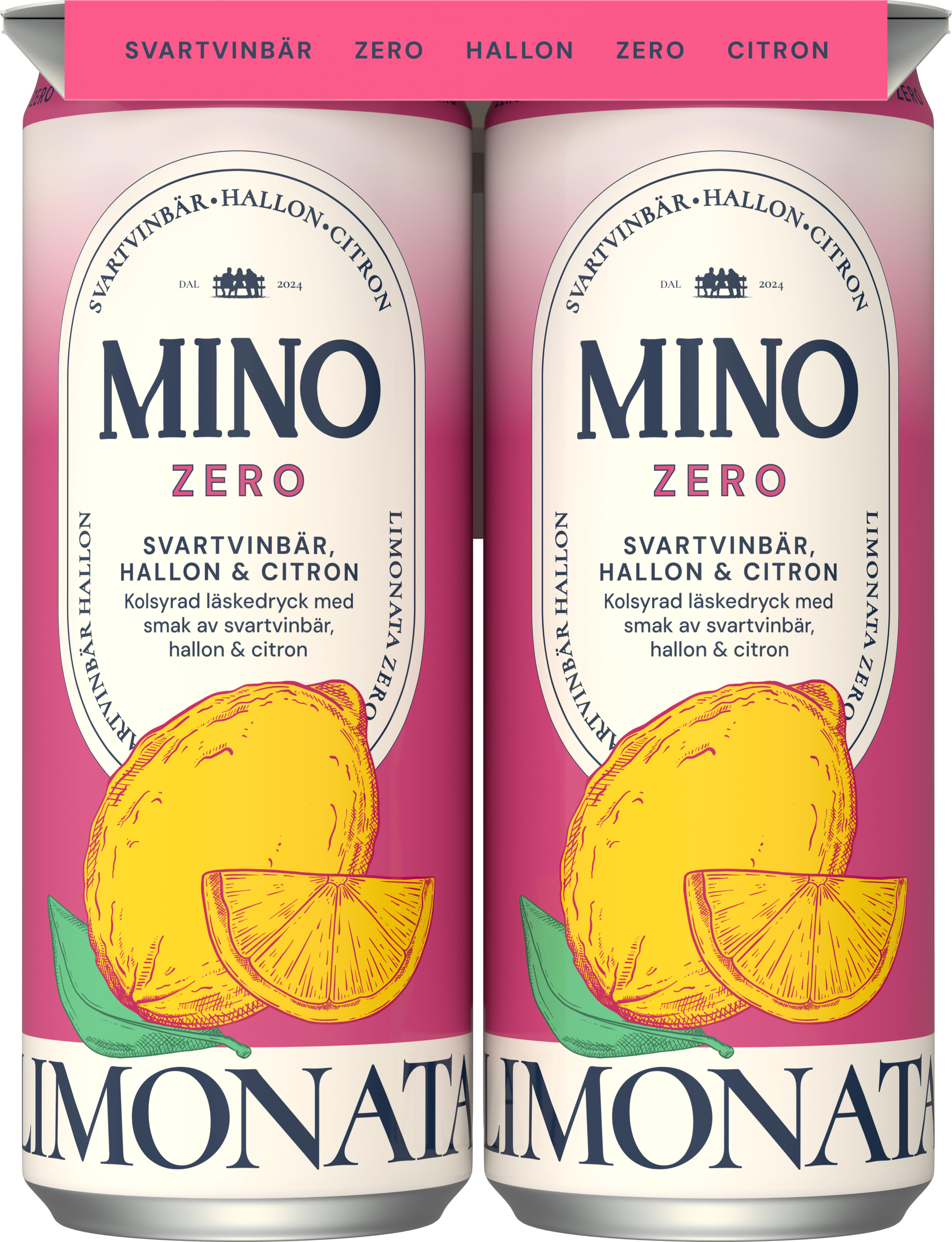 Limonata Svartvinbär Hallon