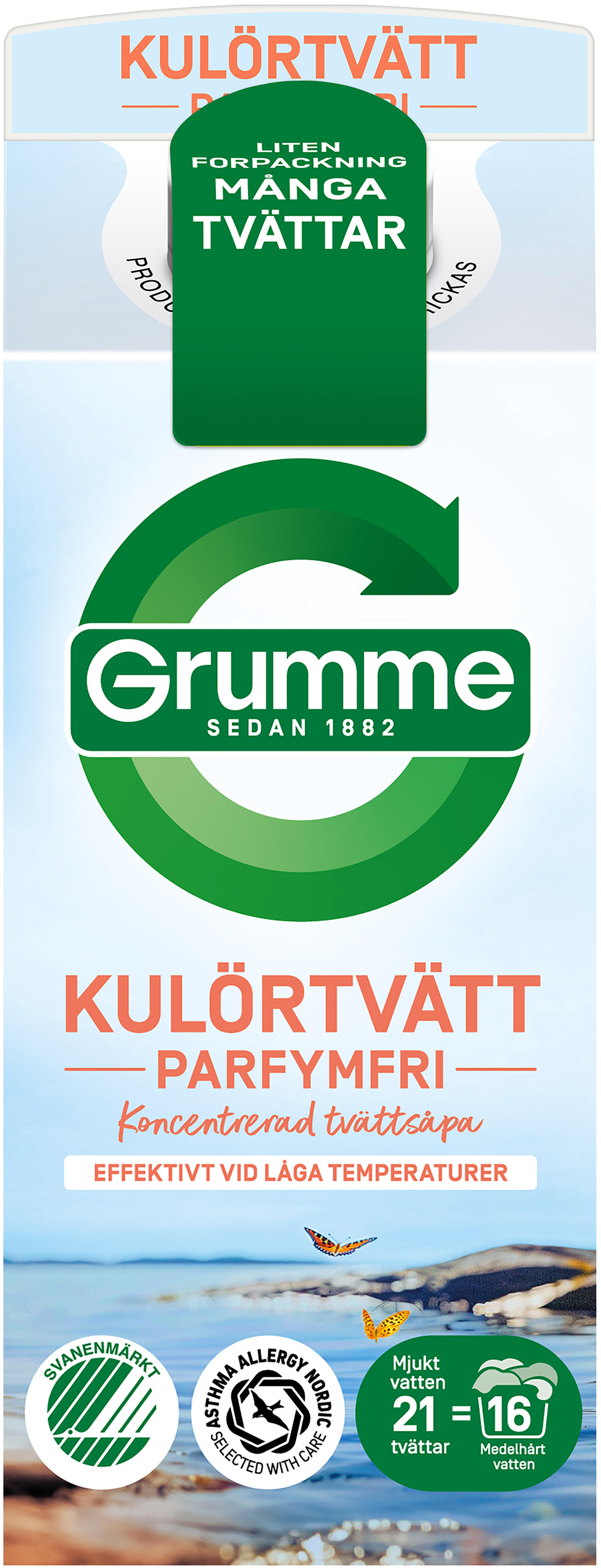 Kulörtvätt Parfymfri