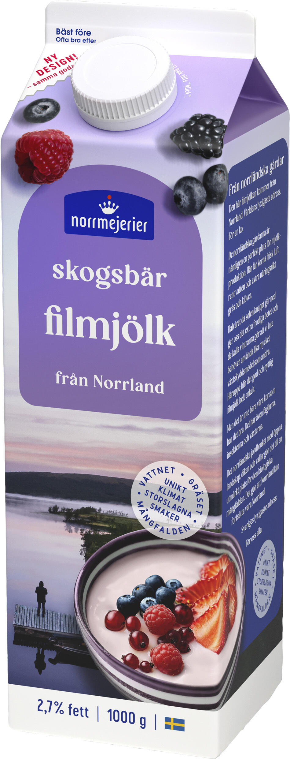 Skogsbär Filmjölk
