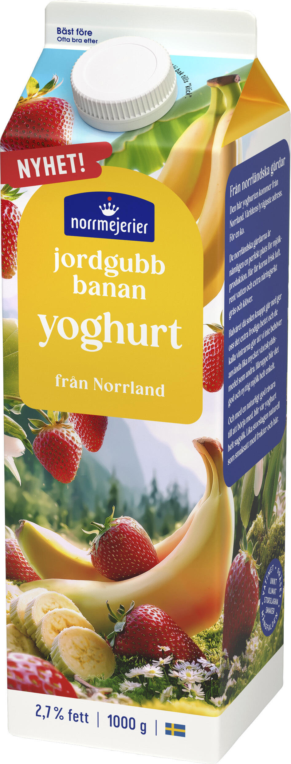 Jordgubb Banan Fruktyoghurt