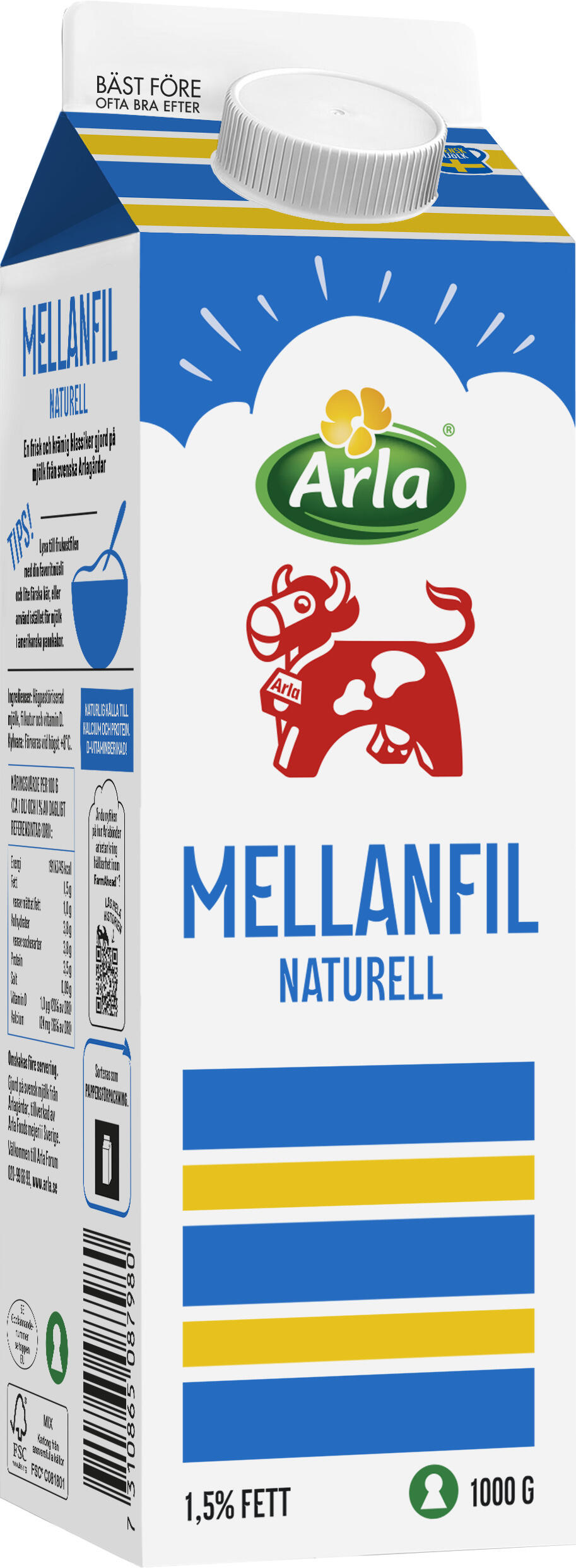 Mellanfil Naturell