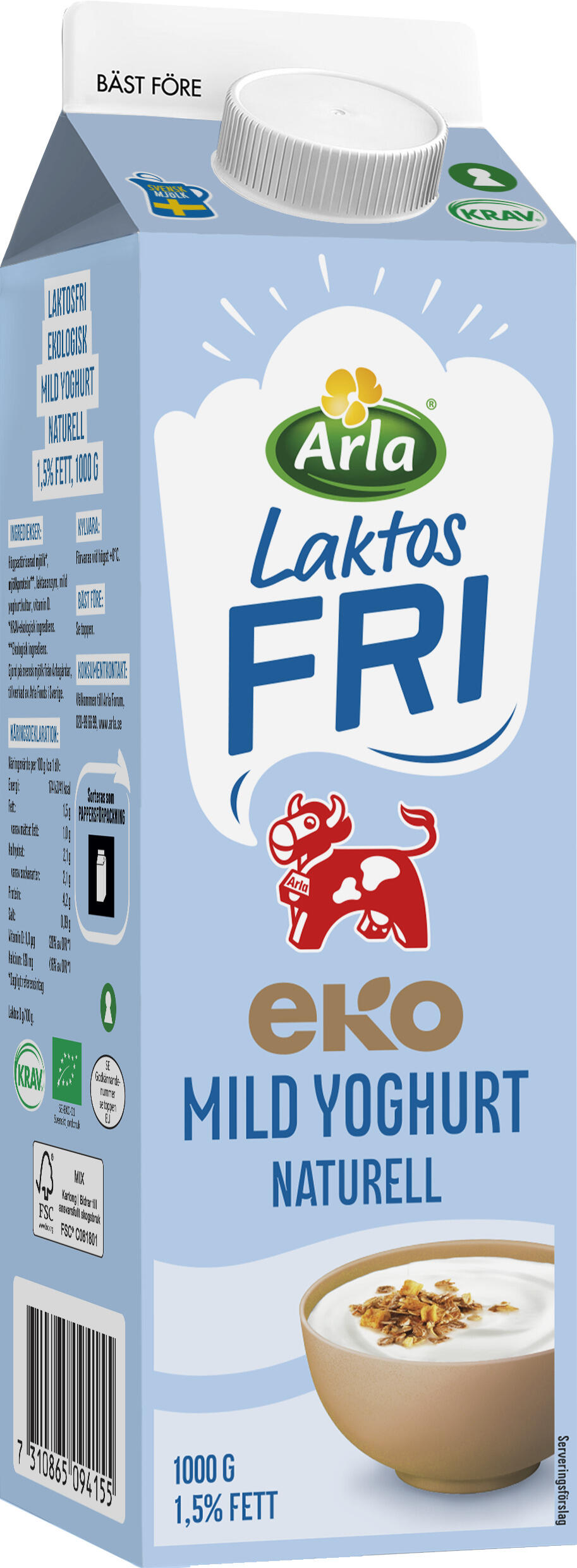 Mild Yoghurt Naturell Eko