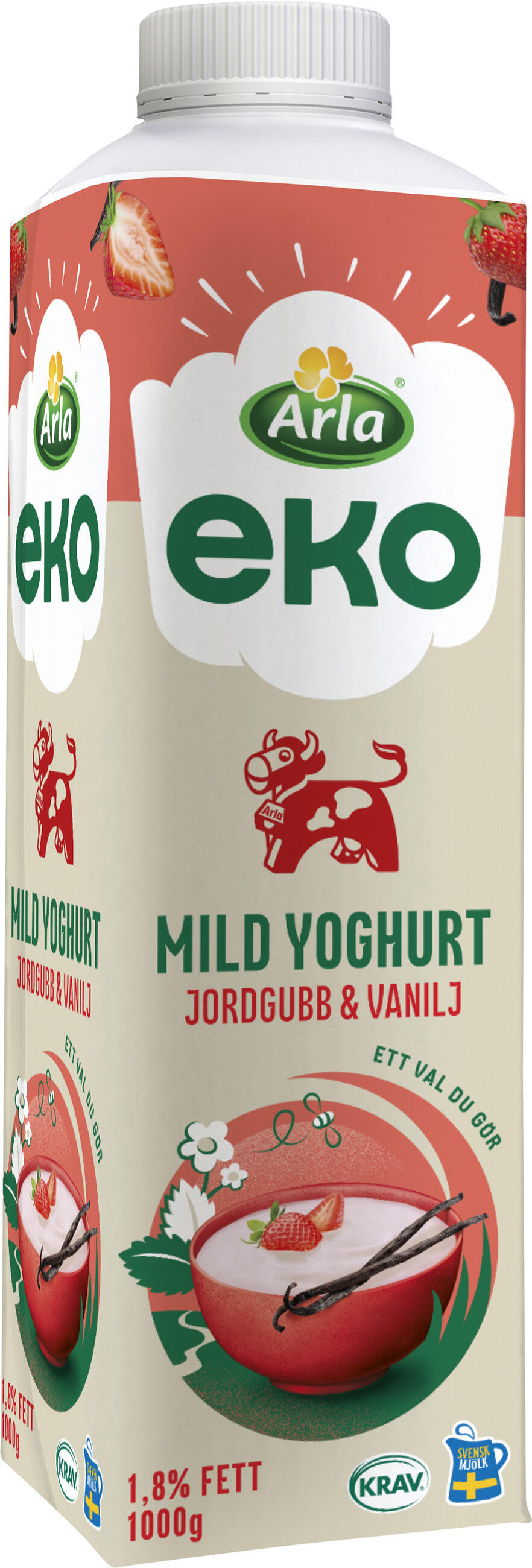 Jordgubb Vanilj