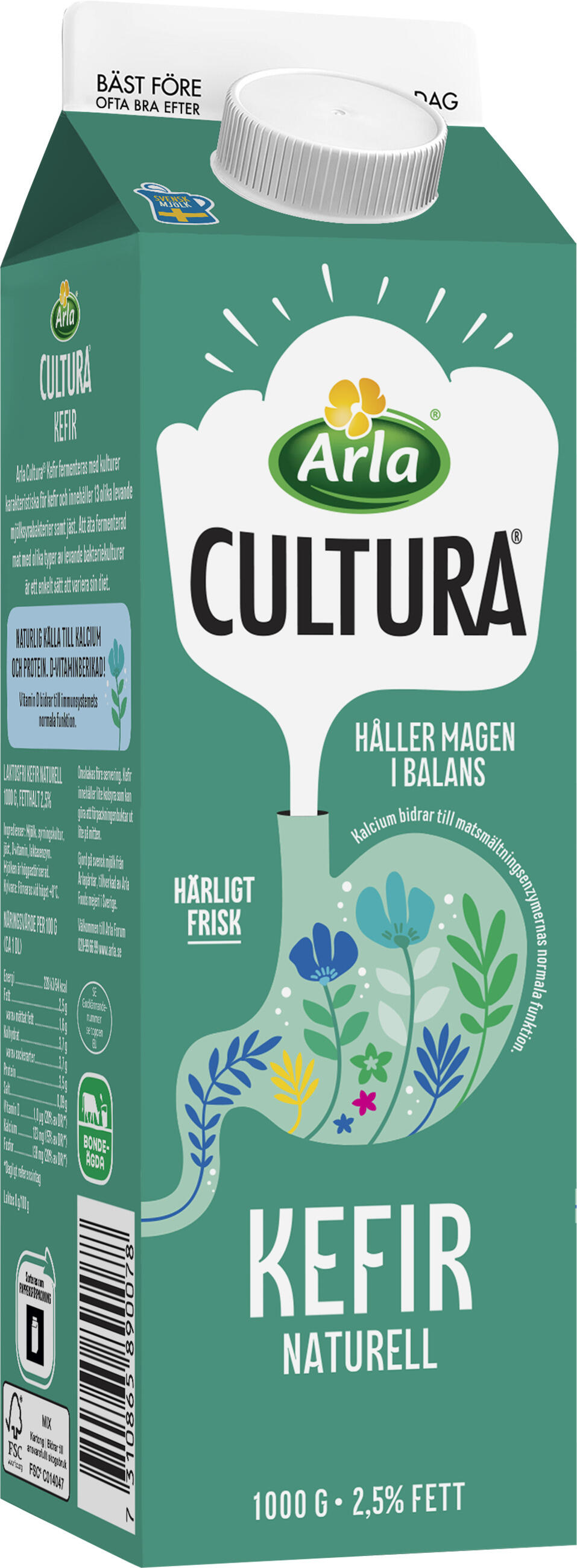 Kefir Naturell Cultura
