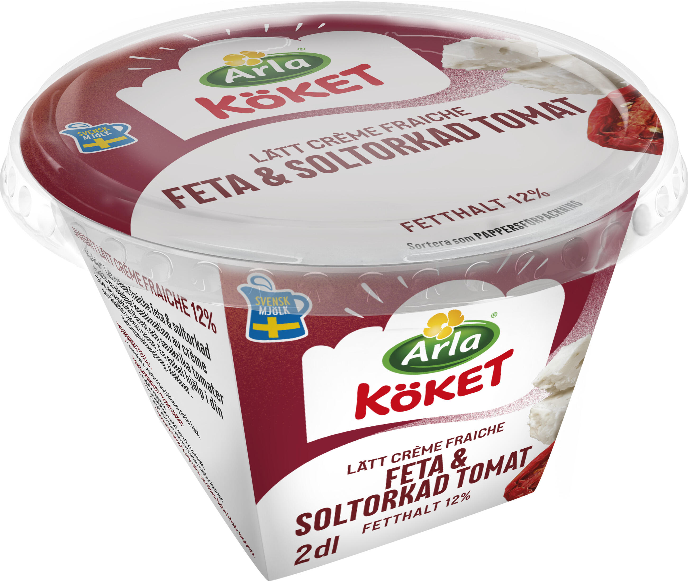 Feta Tomat Lätt Crème Fraiche
