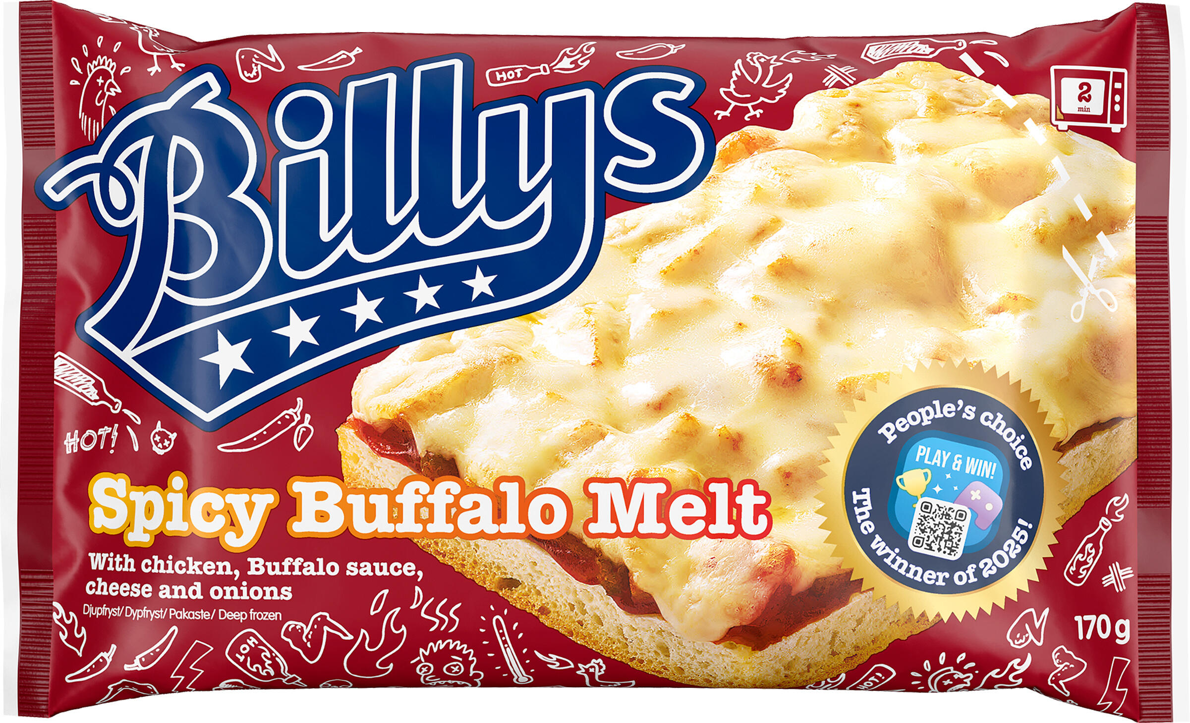 Spicy Buffalo Pan Pizza
