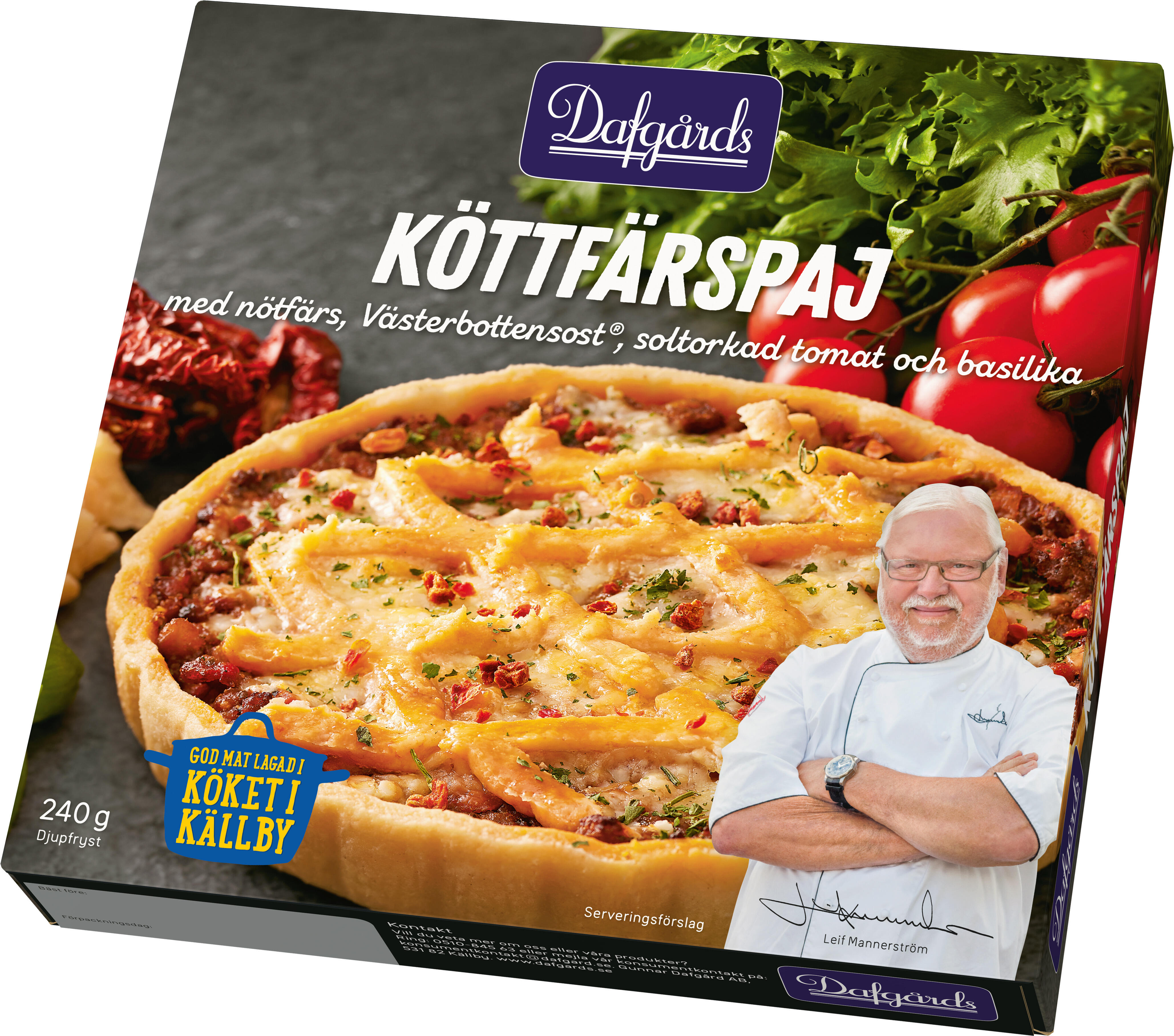 Köttfärspaj Nötfärs Västerbotost
