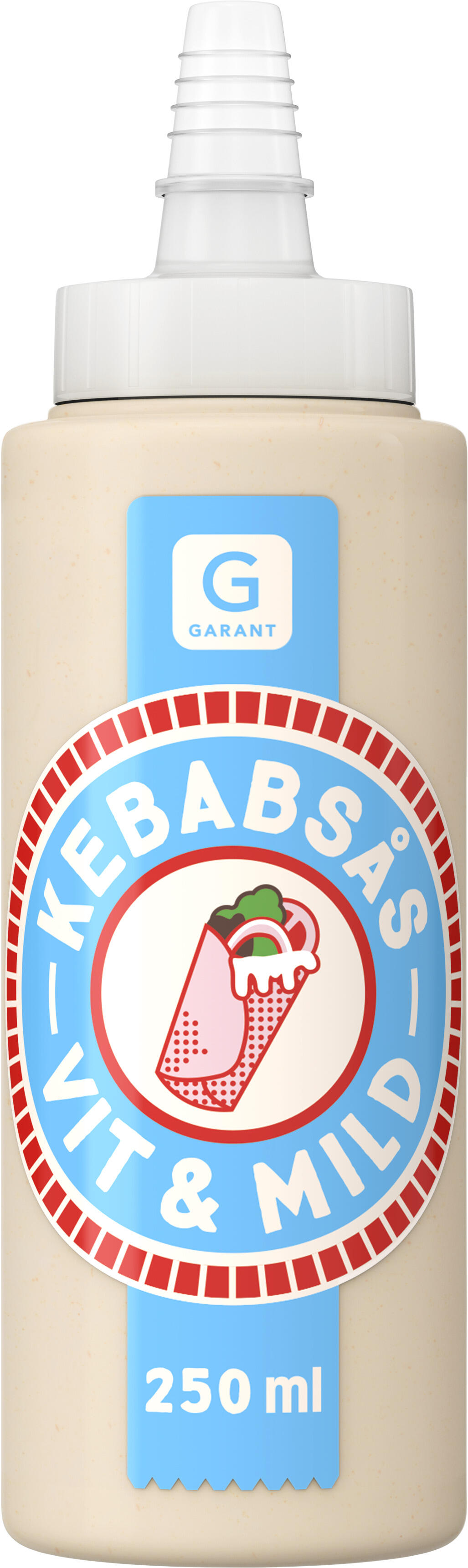 Kebabsås Vit Mild