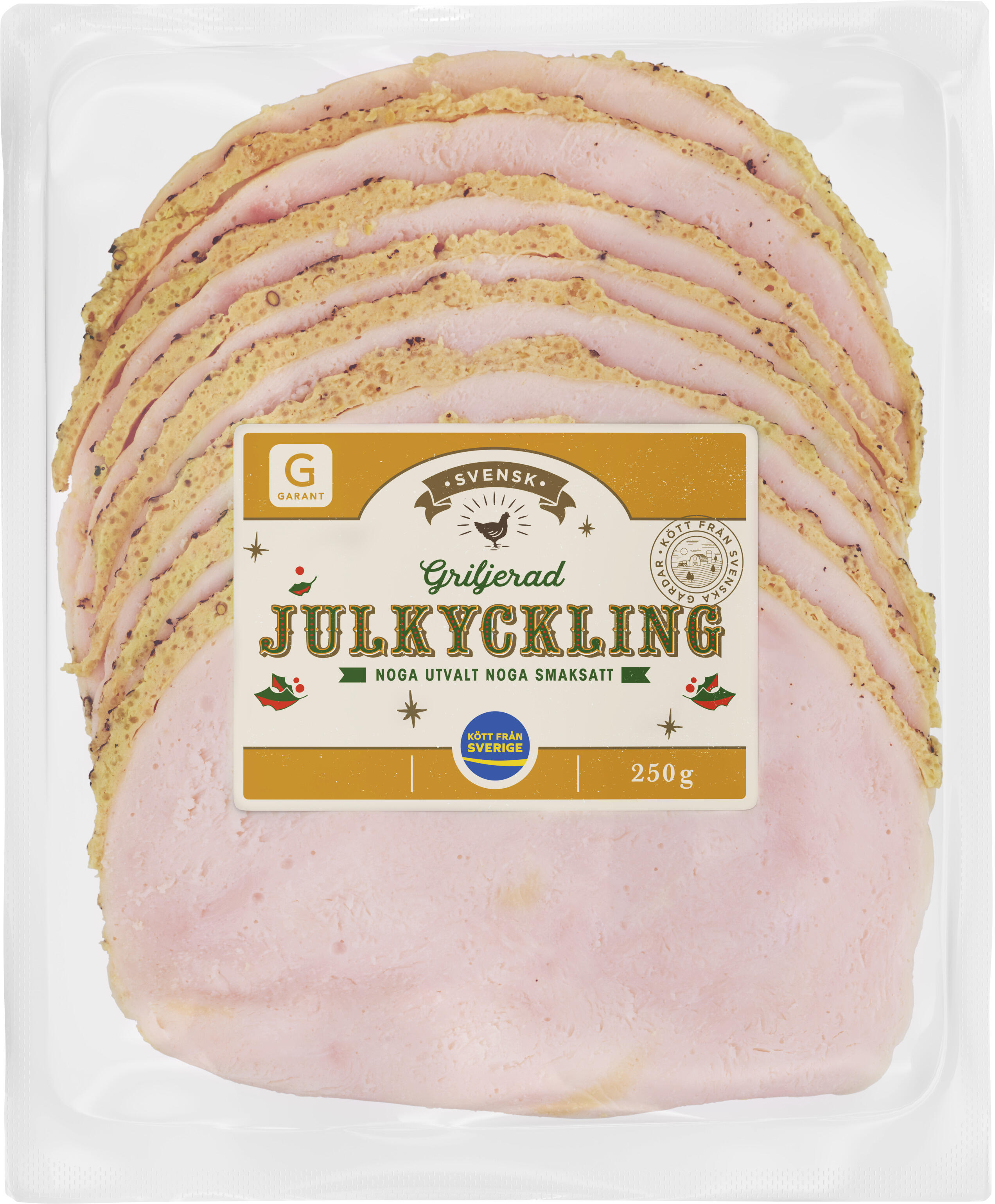 Julkyckling Griljerad Skivad