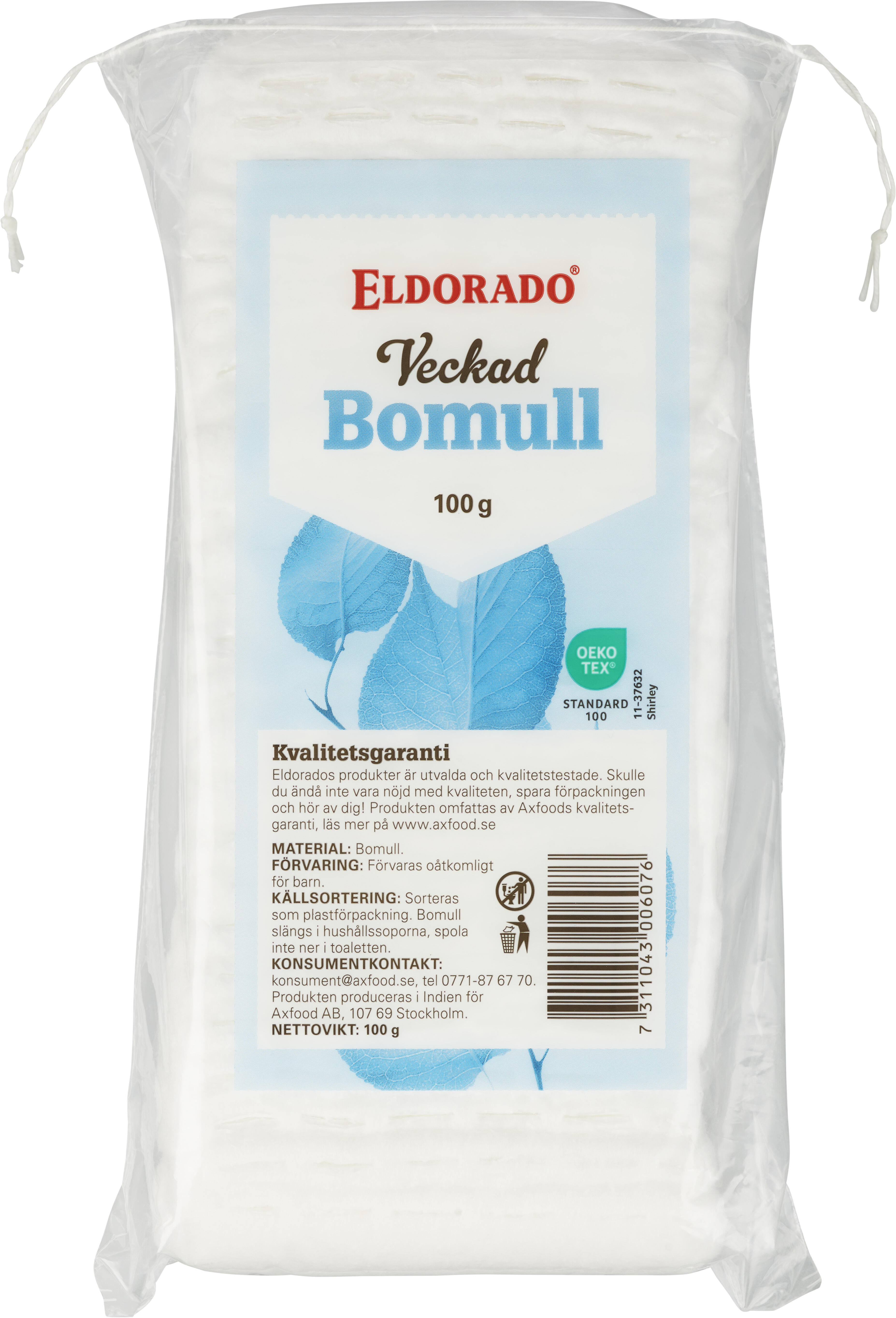 Veckad Bomull