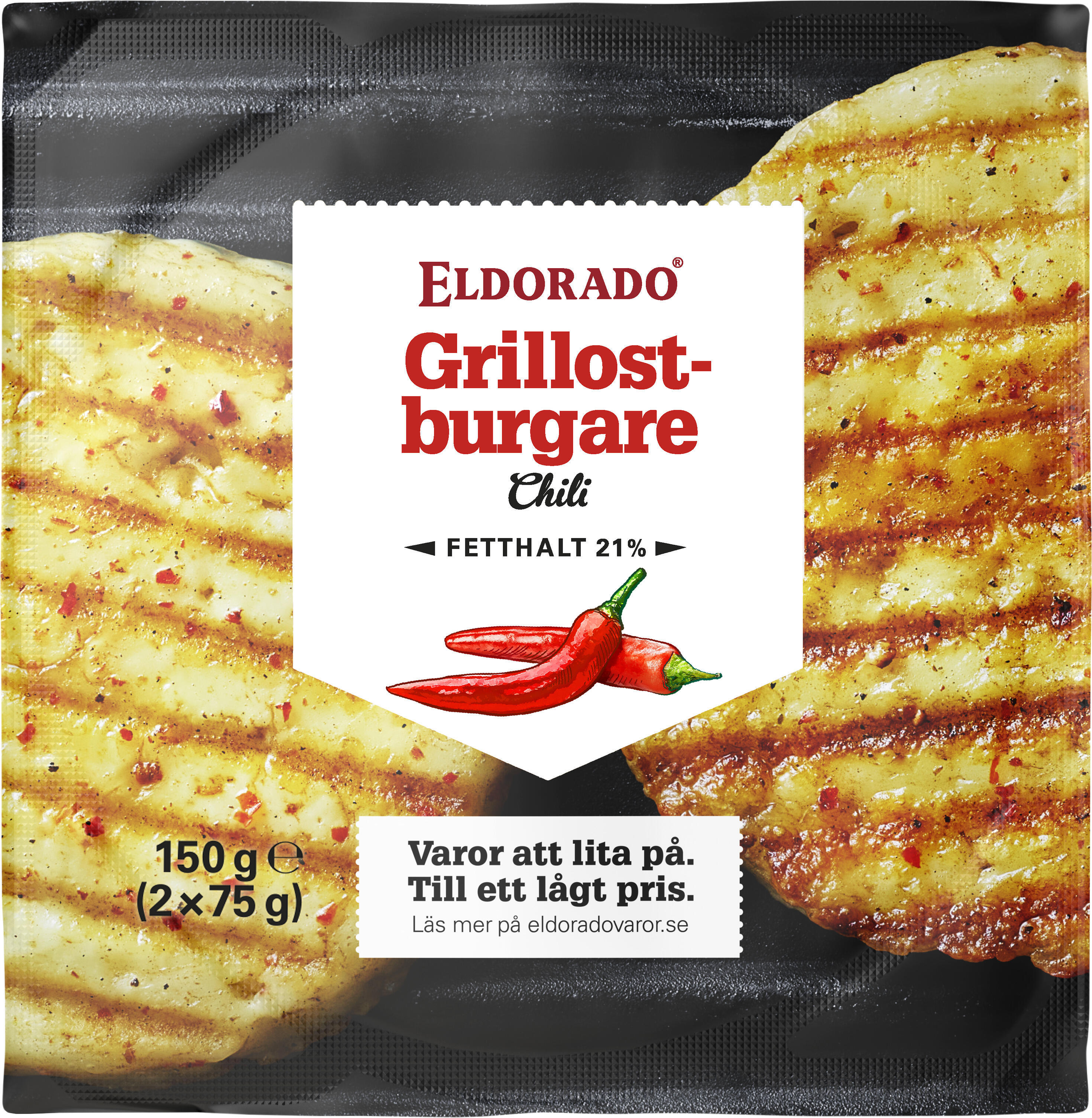 Grillost Chili Burgare 2P