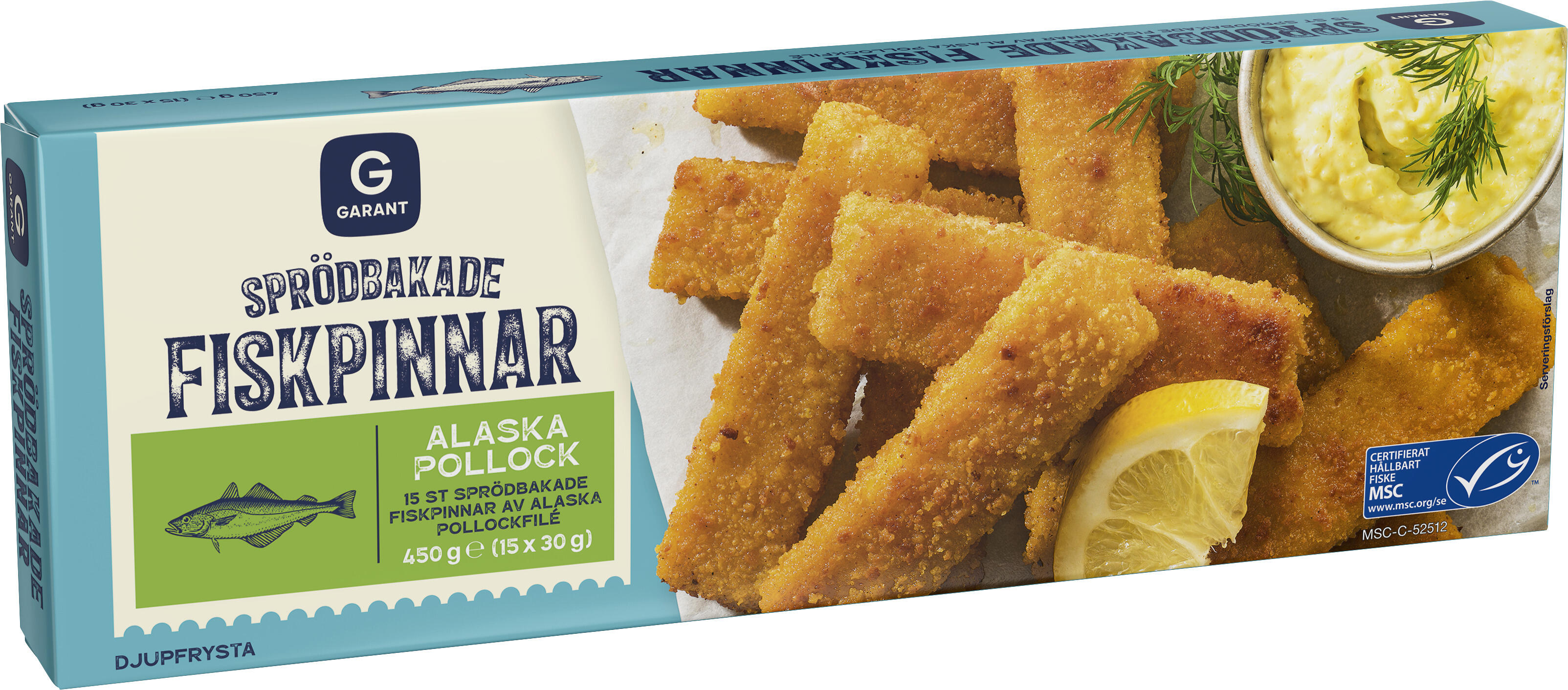 Fiskpinnar Spröda