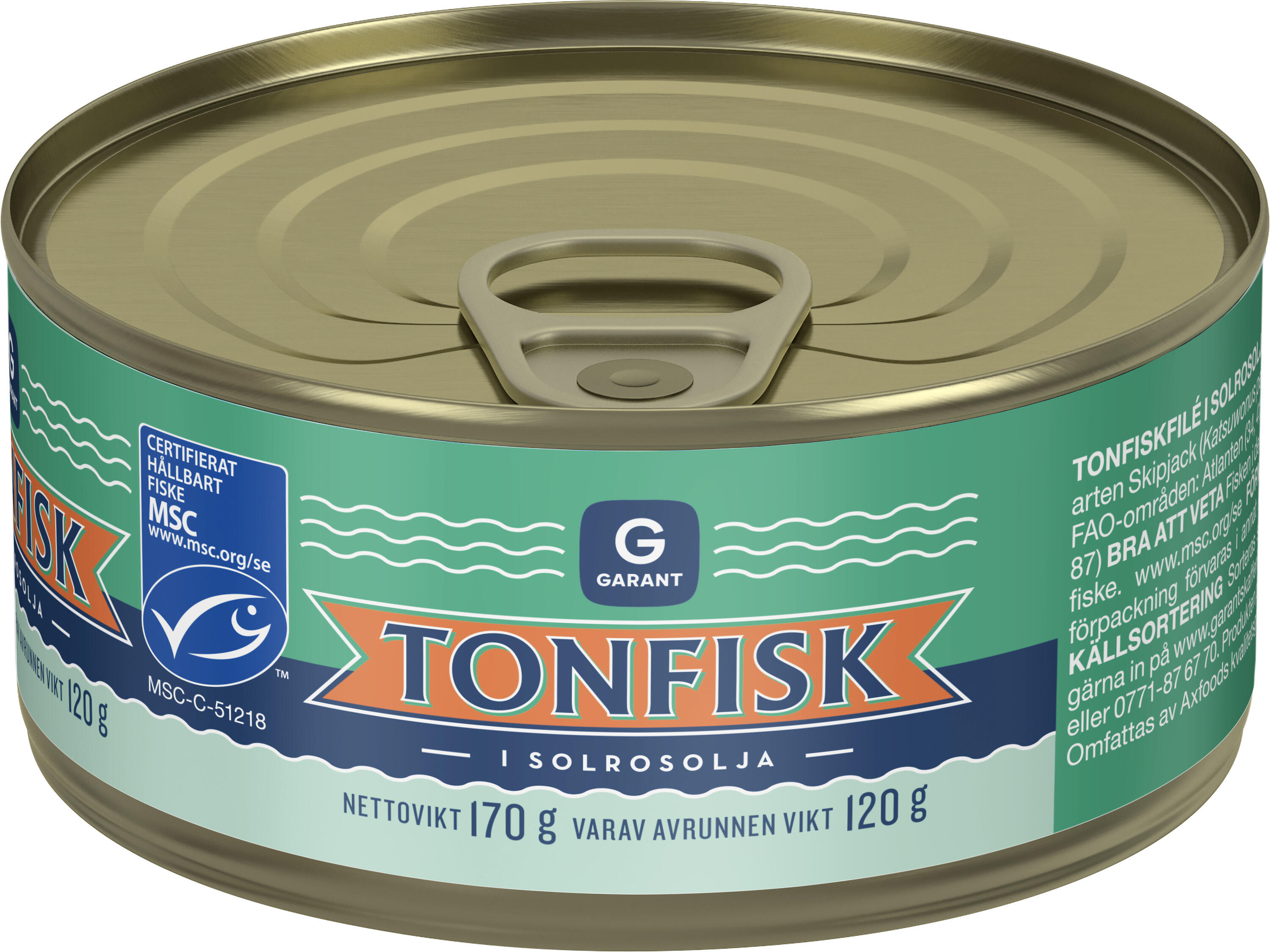 Tonfisk Olja