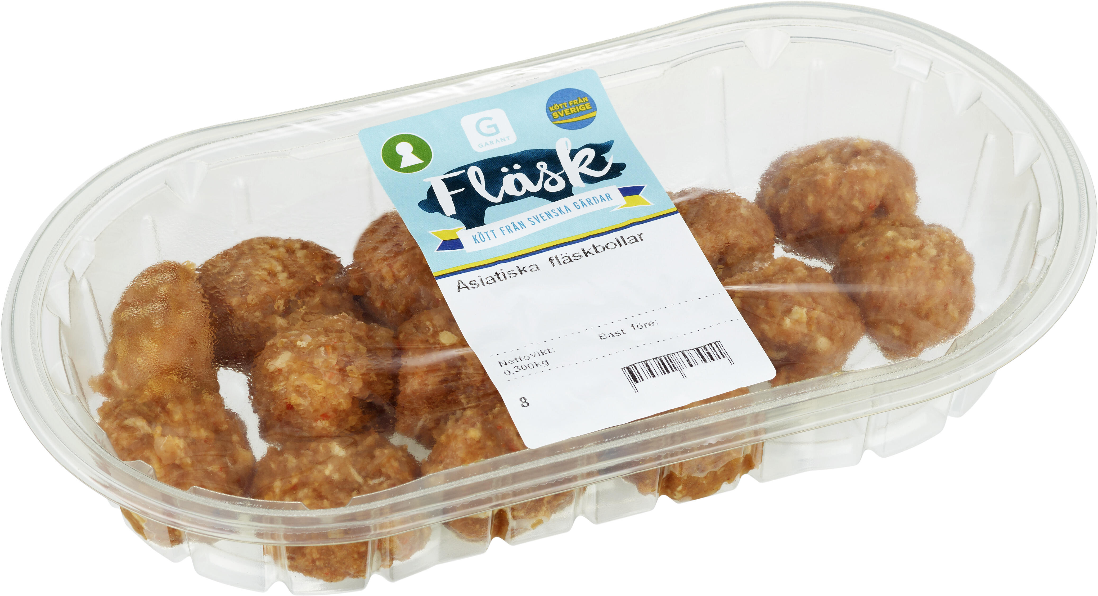 Köttbullar Asiatiska Citrongräs