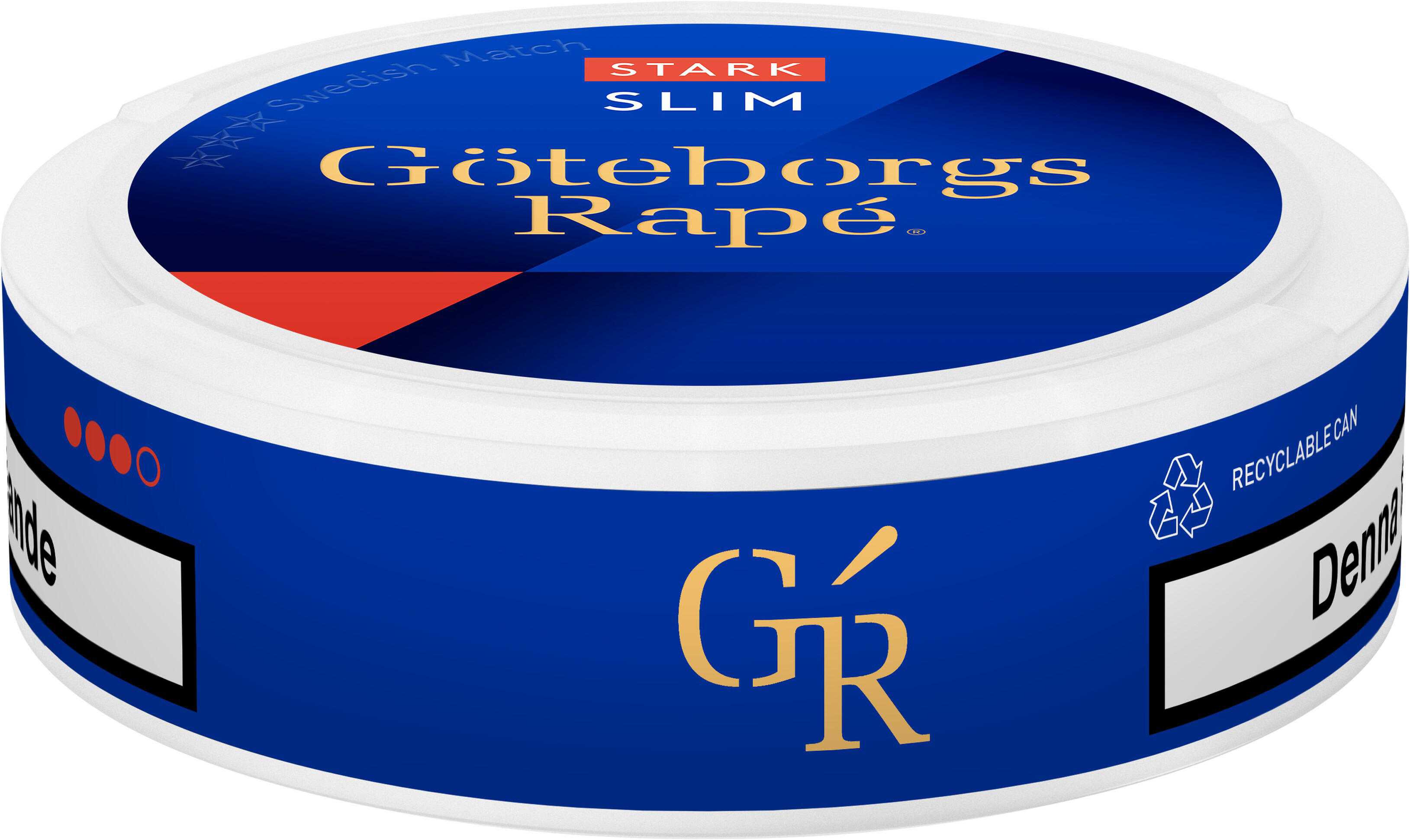 Göteborgs Rapé Slim White Strong Gr