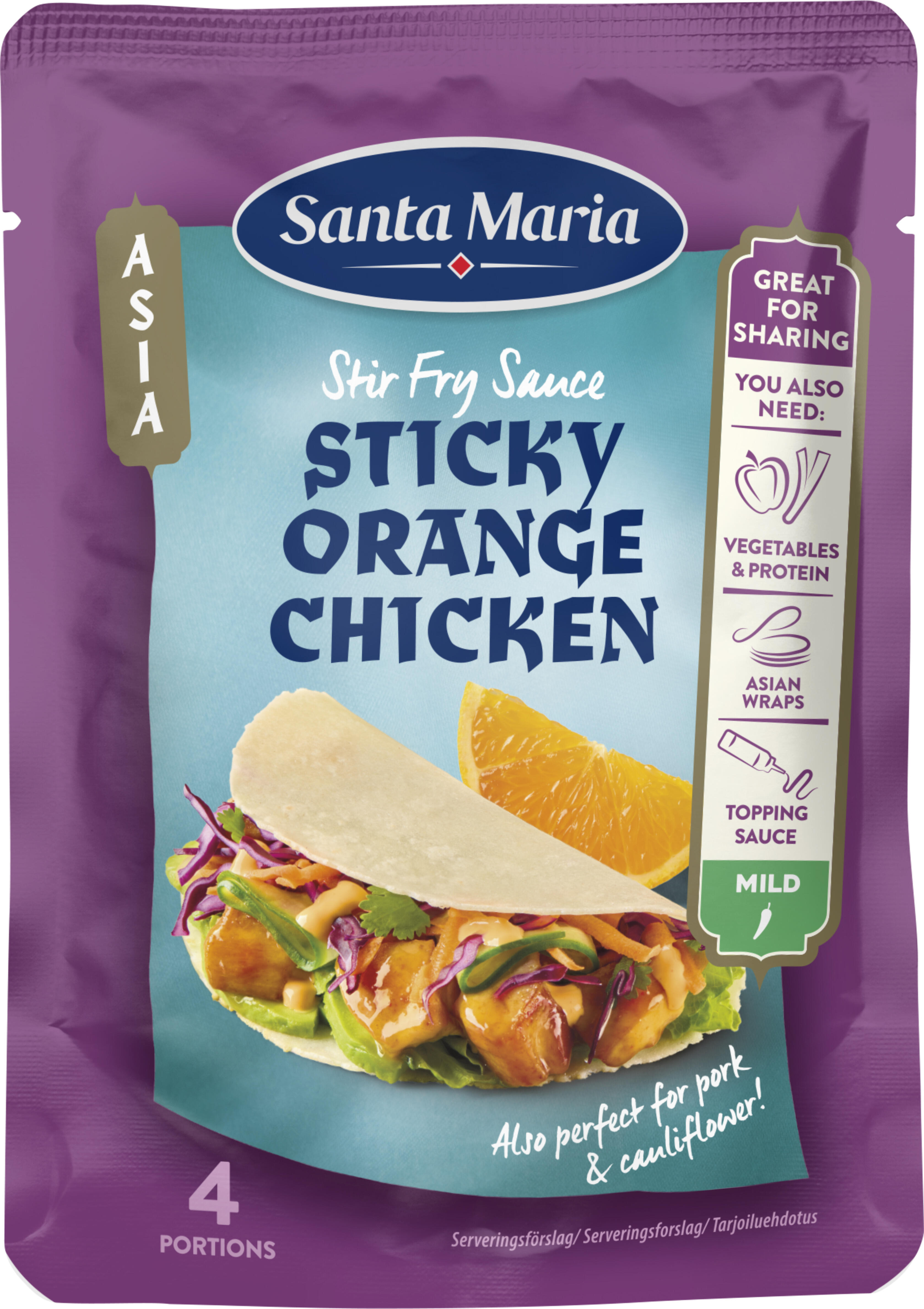 Sticky Orange Chicken