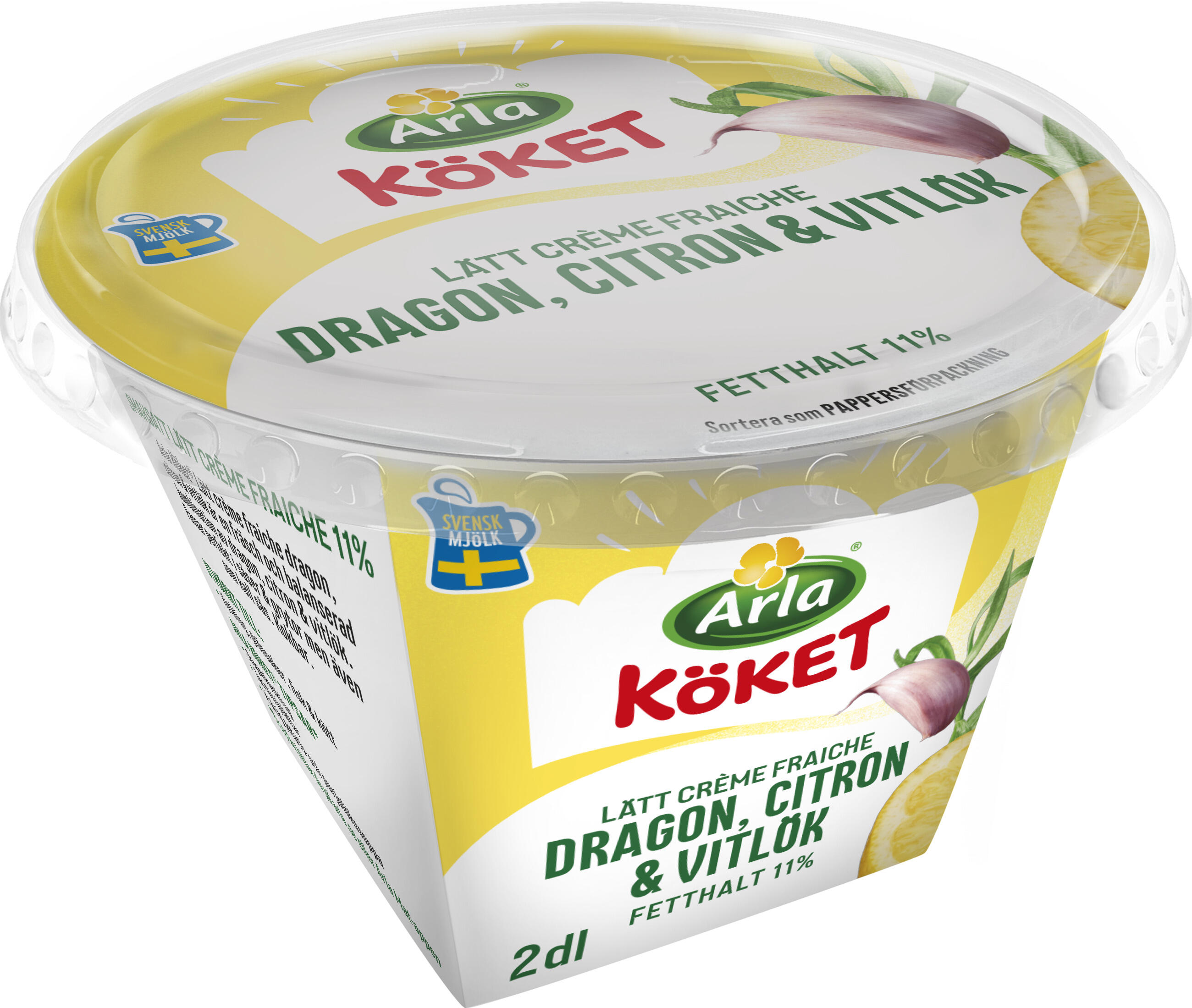 Dragon Citron Lätt Crème Fraiche