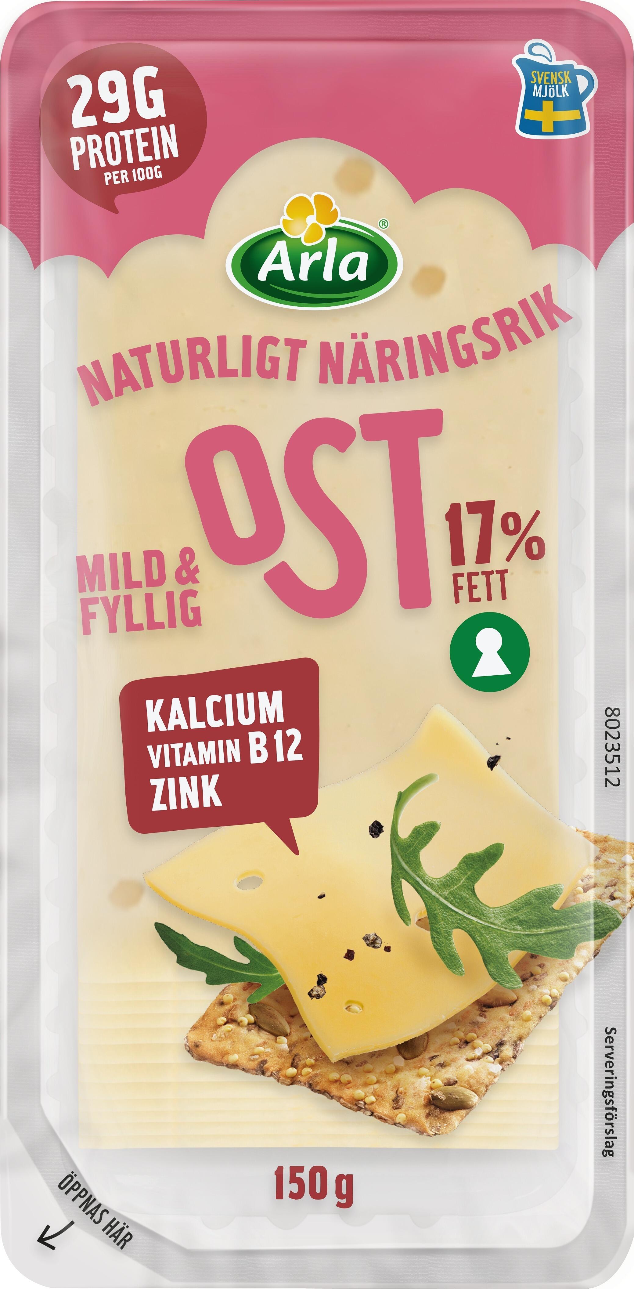 Mild&Fyllig Skivad Ost
