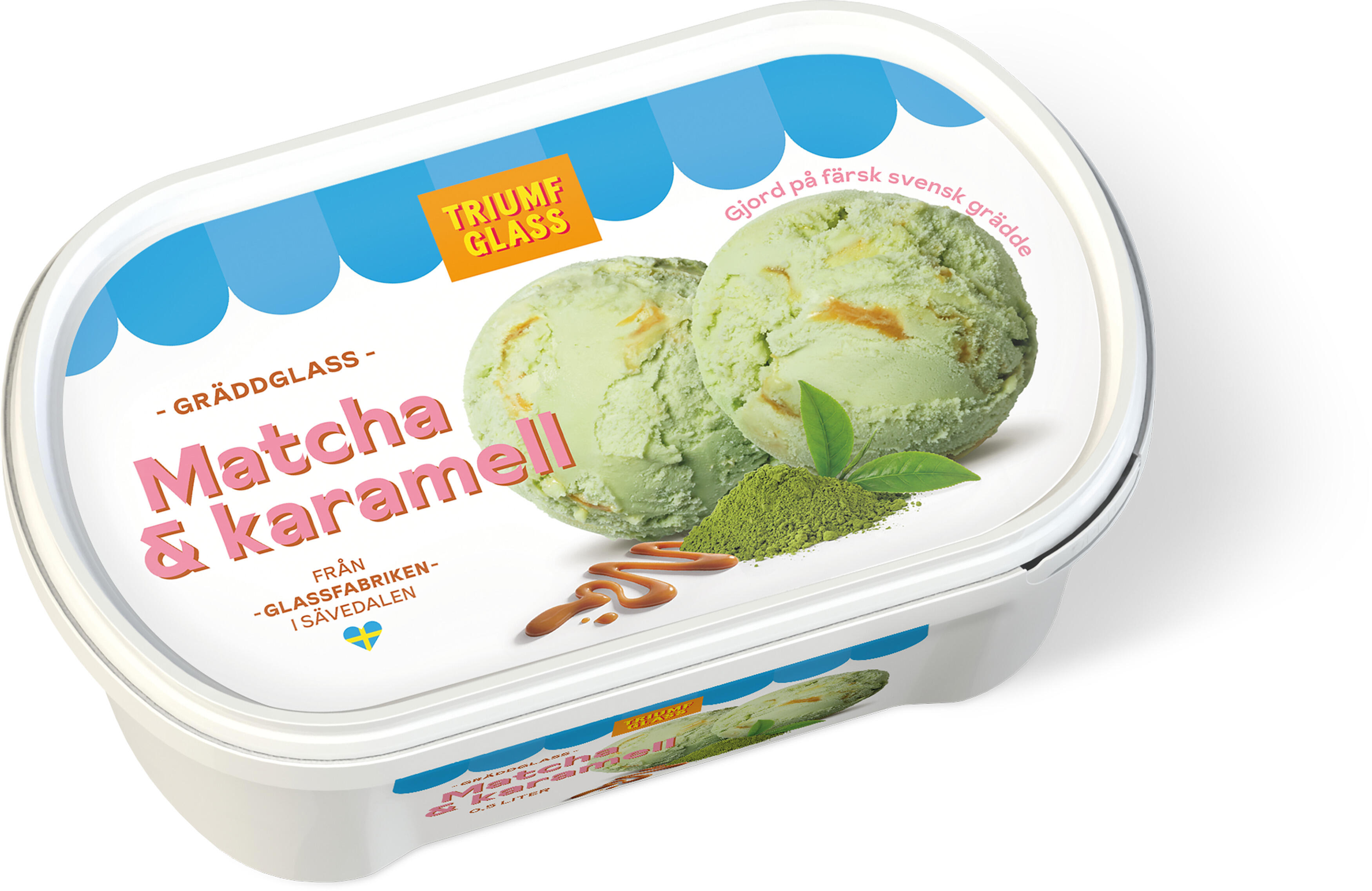 Glass Matcha Karamell