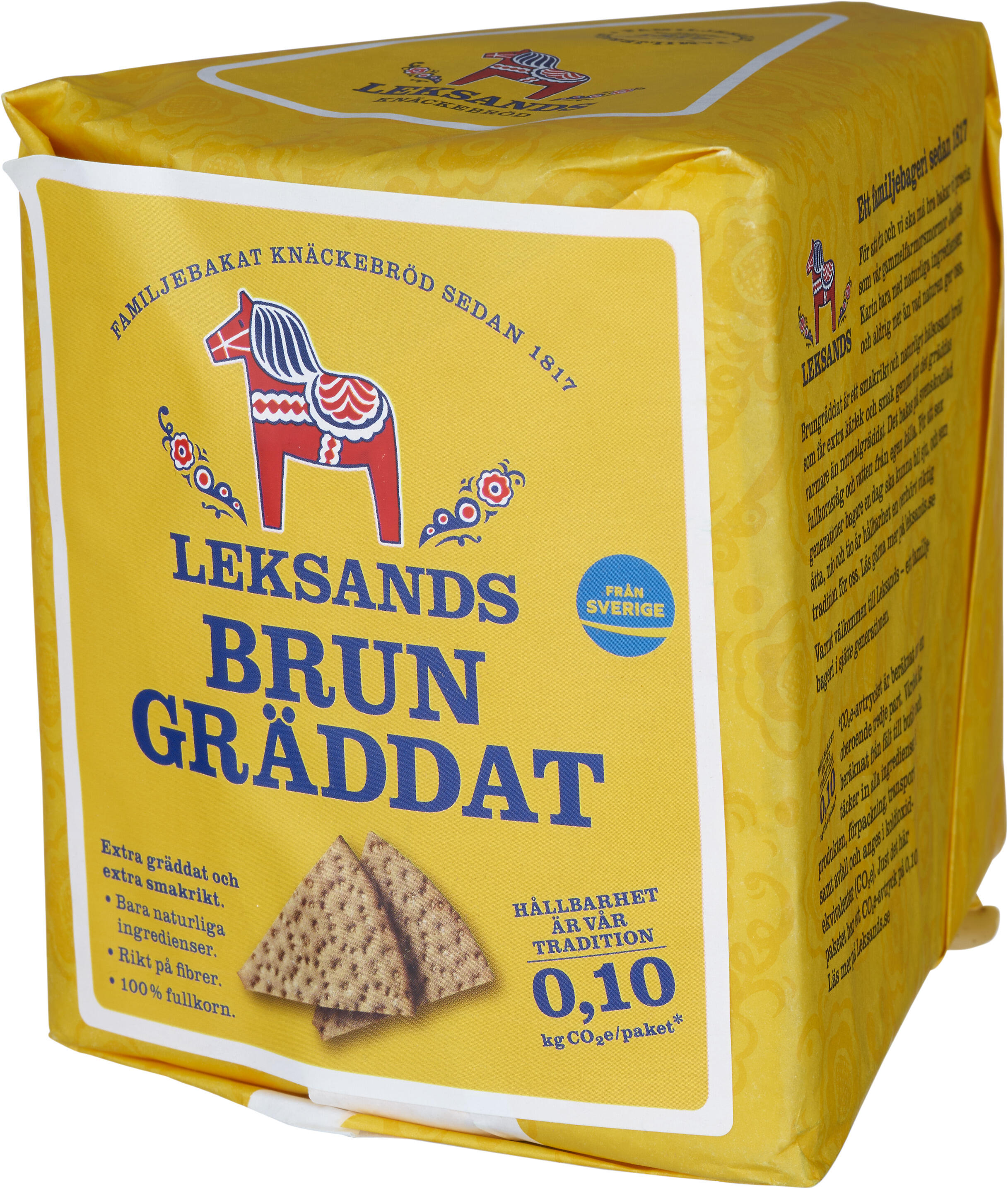 Brungräddat Knäckebröd